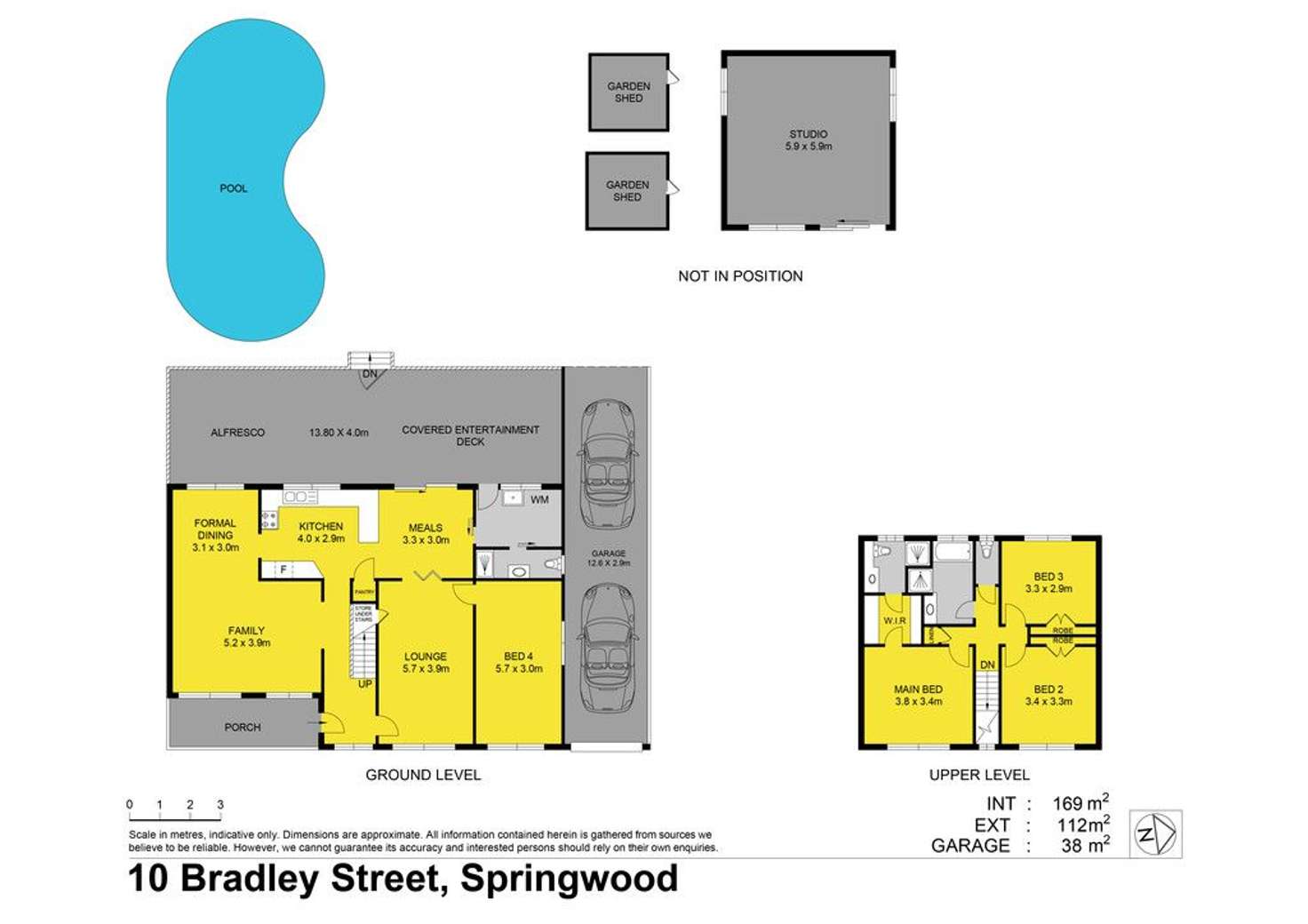 Floorplan of Homely house listing, 10 Bradley Street, Springwood QLD 4127