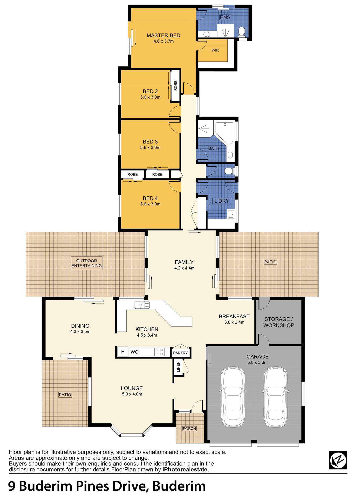 Floorplan of Homely house listing, 9 Buderim Pines Drive, Buderim QLD 4556