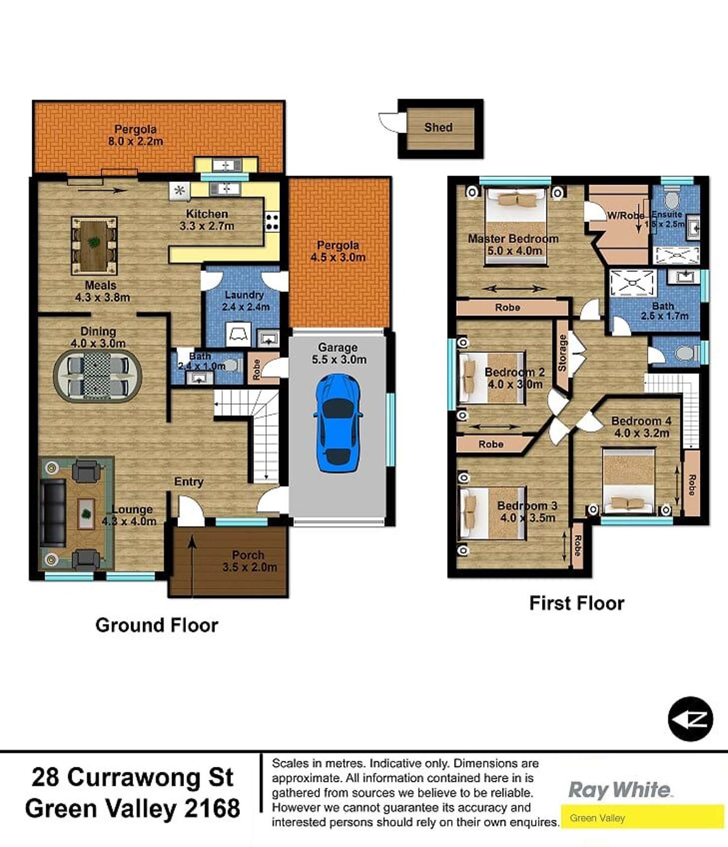 Floorplan of Homely other listing, 28 Currawong Street, Green Valley NSW 2168