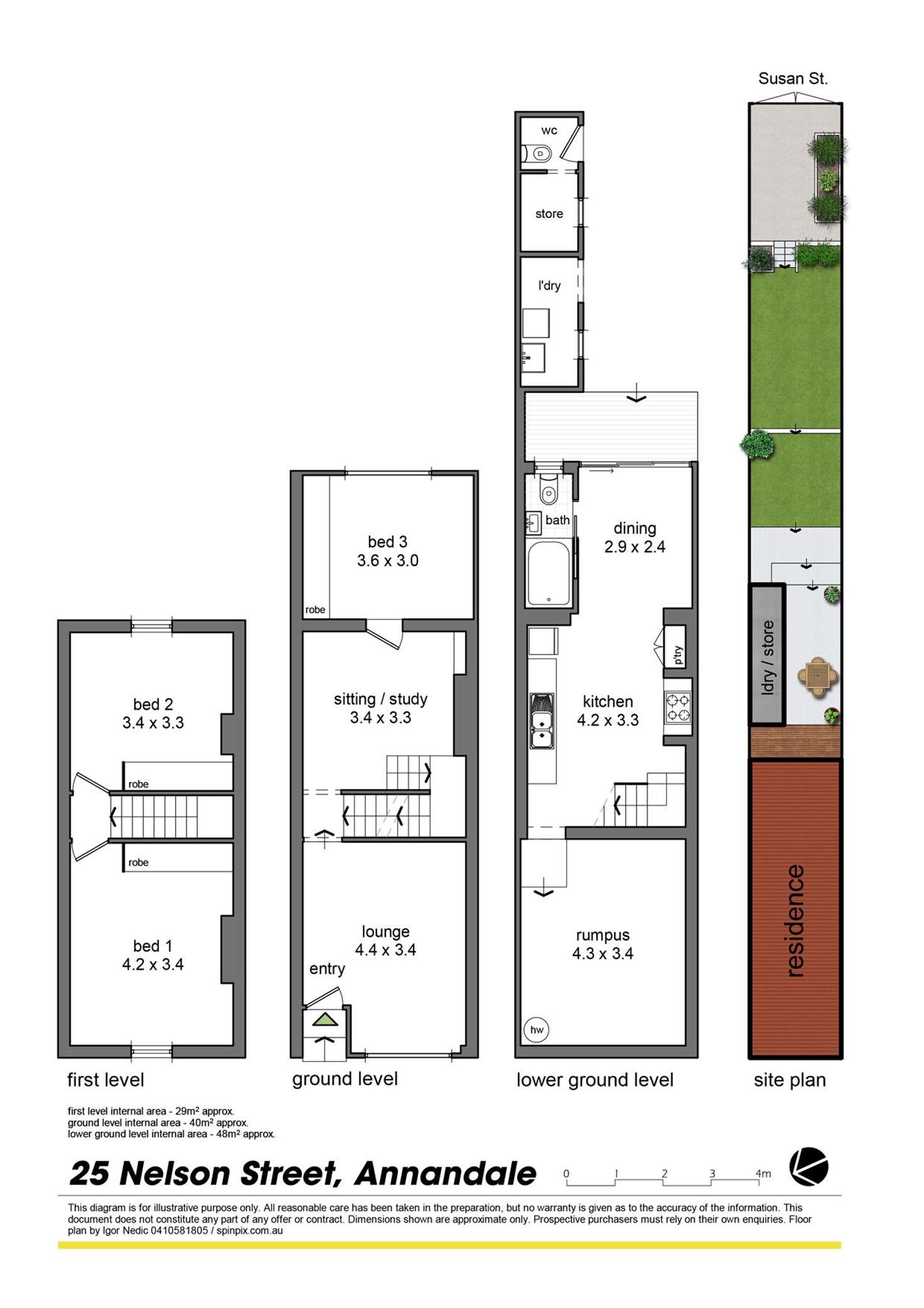 Floorplan of Homely house listing, 25 Nelson Street, Annandale NSW 2038