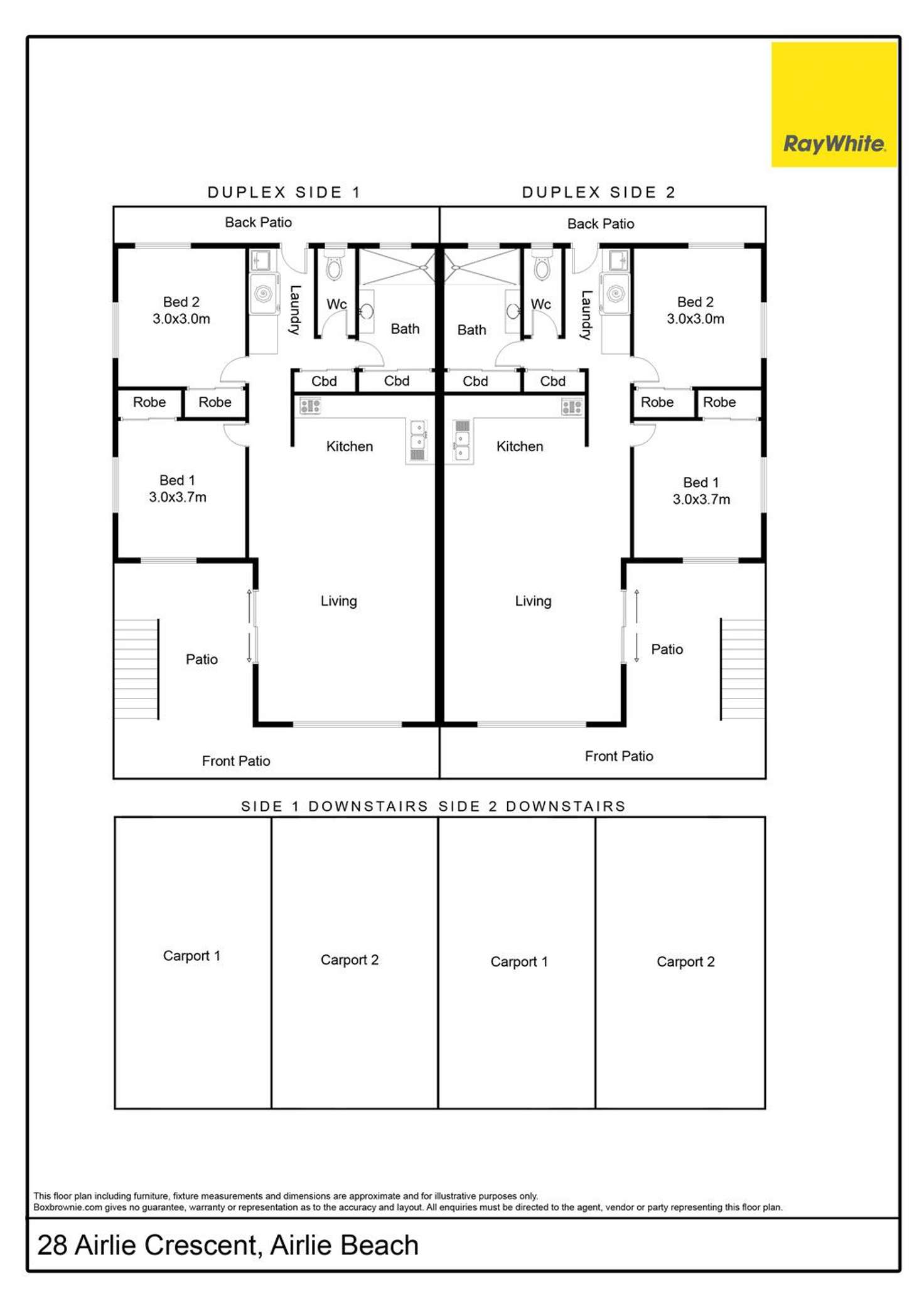 Floorplan of Homely house listing, 28 Airlie Crescent, Airlie Beach QLD 4802