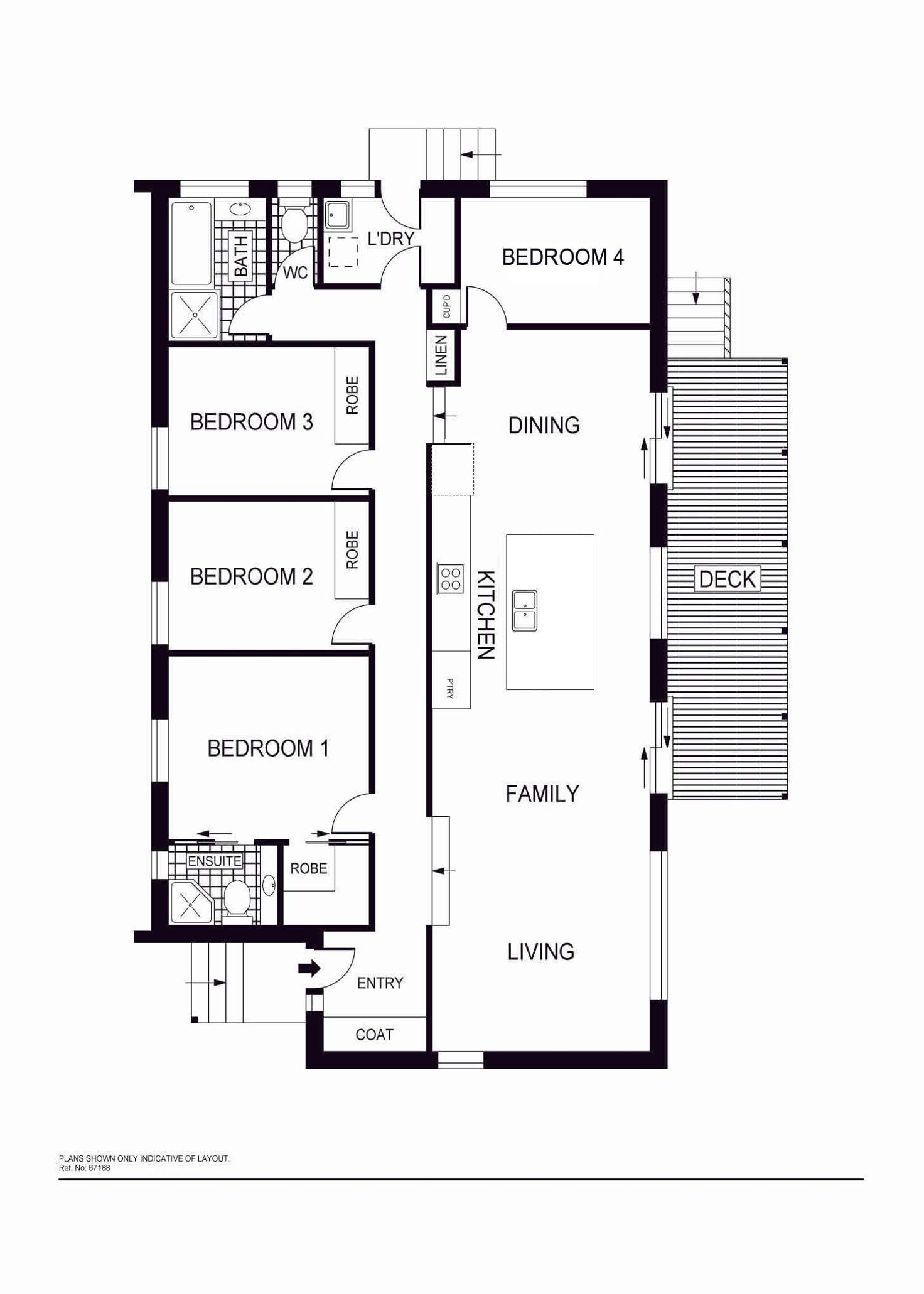 Floorplan of Homely house listing, 61 Mountain Circuit, Calwell ACT 2905