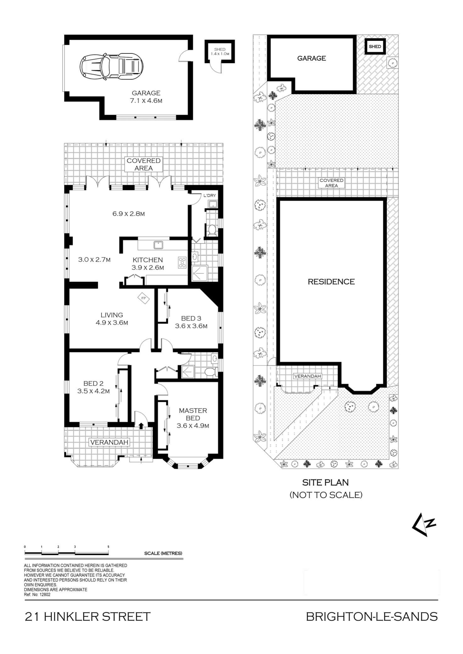 Floorplan of Homely house listing, 21 Hinkler Street, Brighton-le-sands NSW 2216