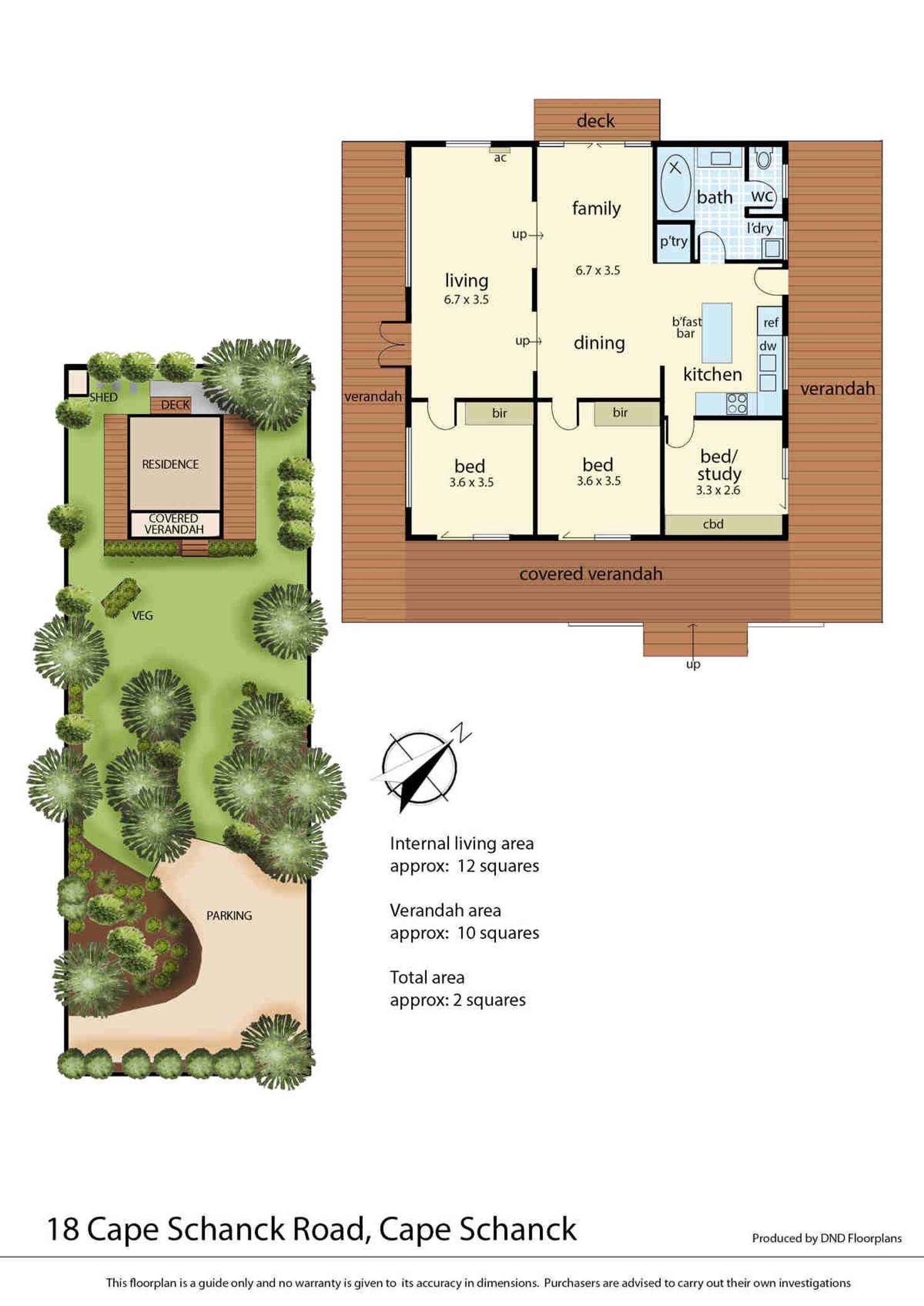 Floorplan of Homely house listing, 18 Cape Schanck Road, Cape Schanck VIC 3939