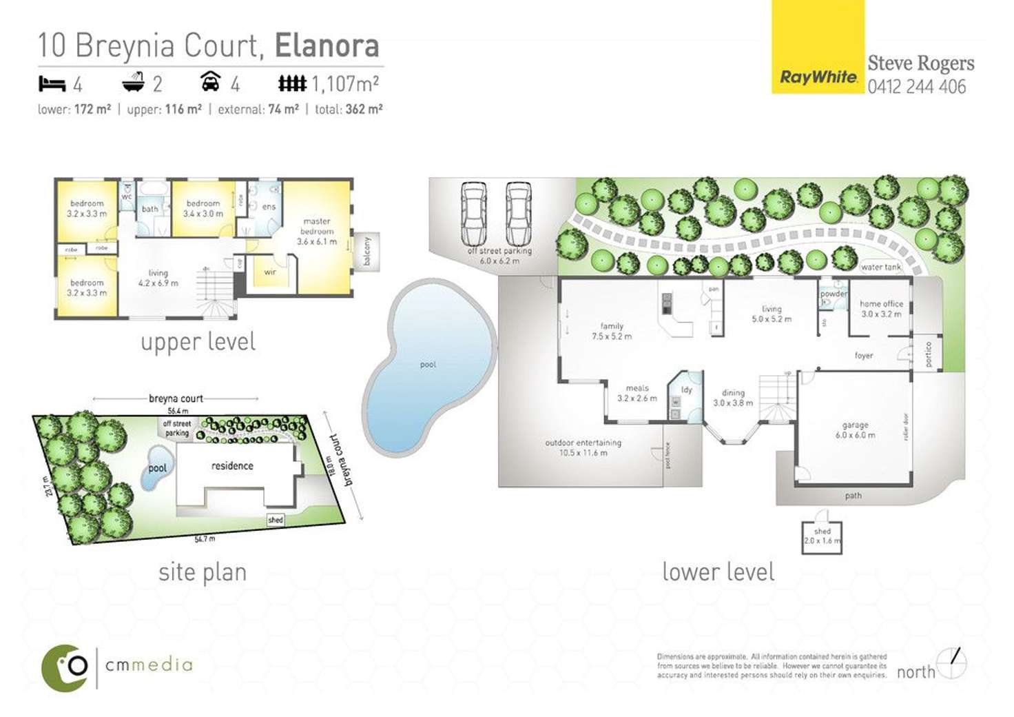 Floorplan of Homely house listing, 10 Breynia Court, Elanora QLD 4221