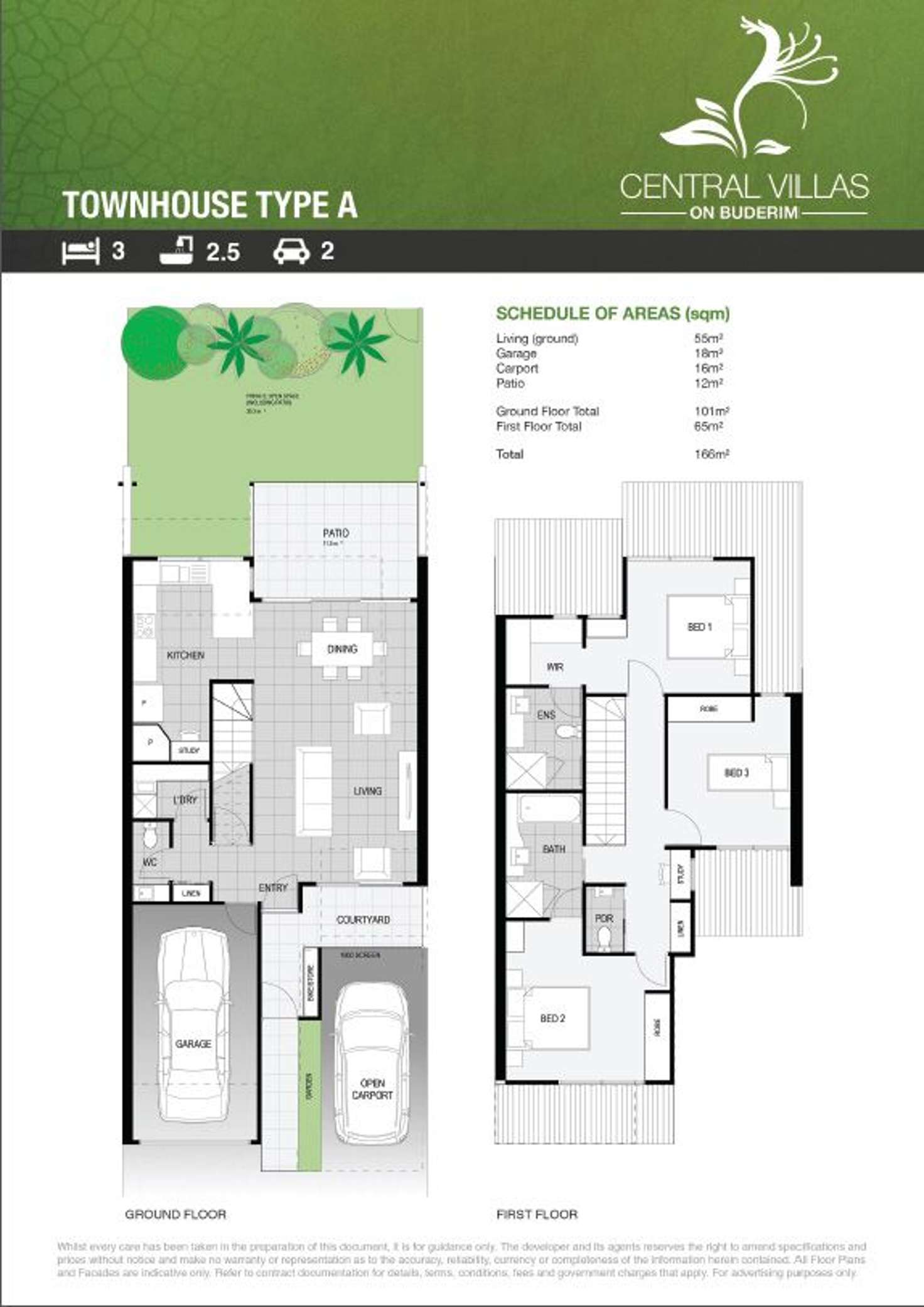 Floorplan of Homely townhouse listing, 44/6 Jorl Court, Buderim QLD 4556