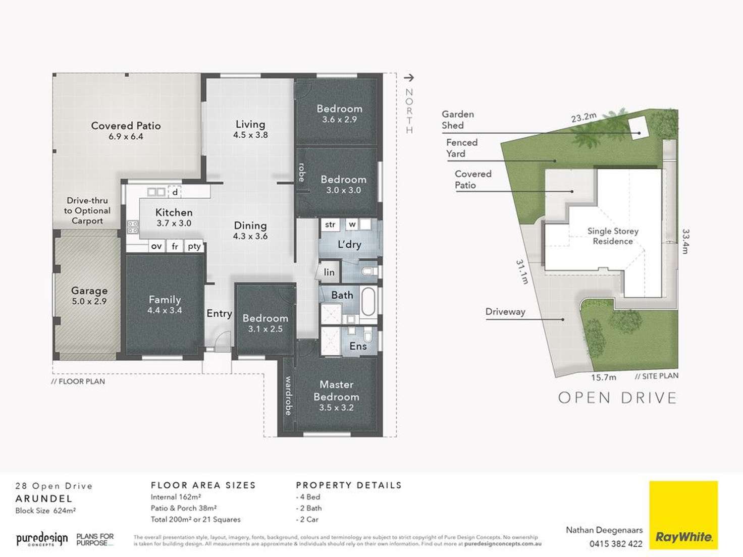 Floorplan of Homely house listing, 28 Open Drive, Arundel QLD 4214