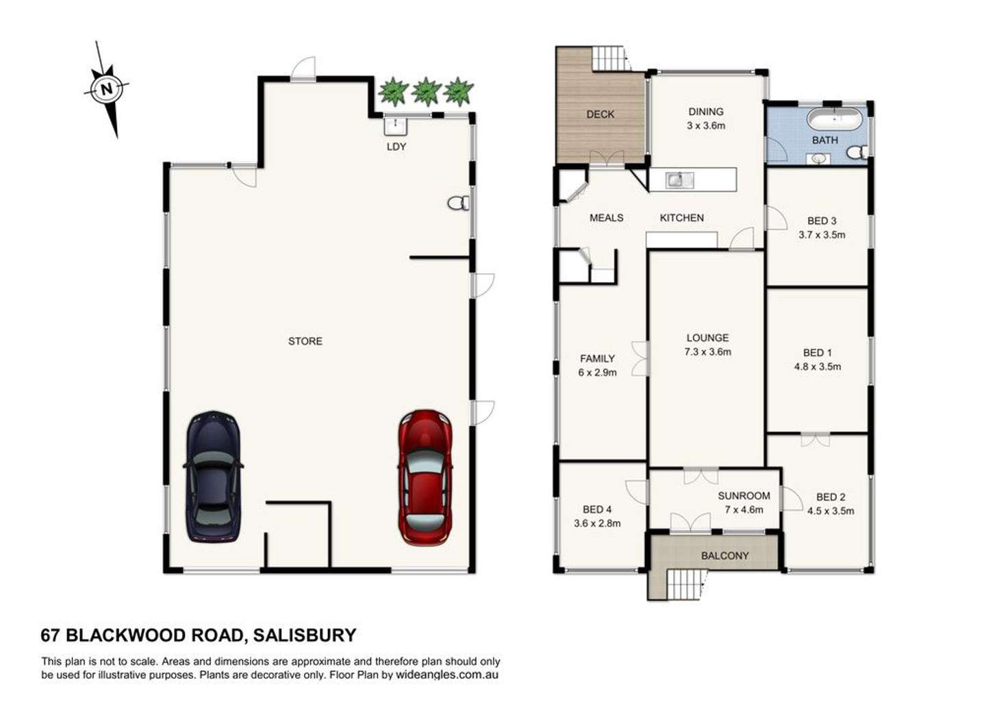 Floorplan of Homely house listing, 67 Blackwood Road, Salisbury QLD 4107
