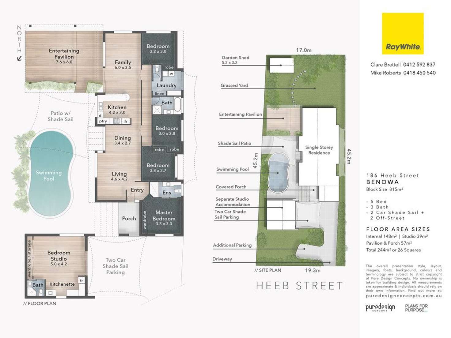 Floorplan of Homely house listing, 186 Heeb Street, Benowa QLD 4217