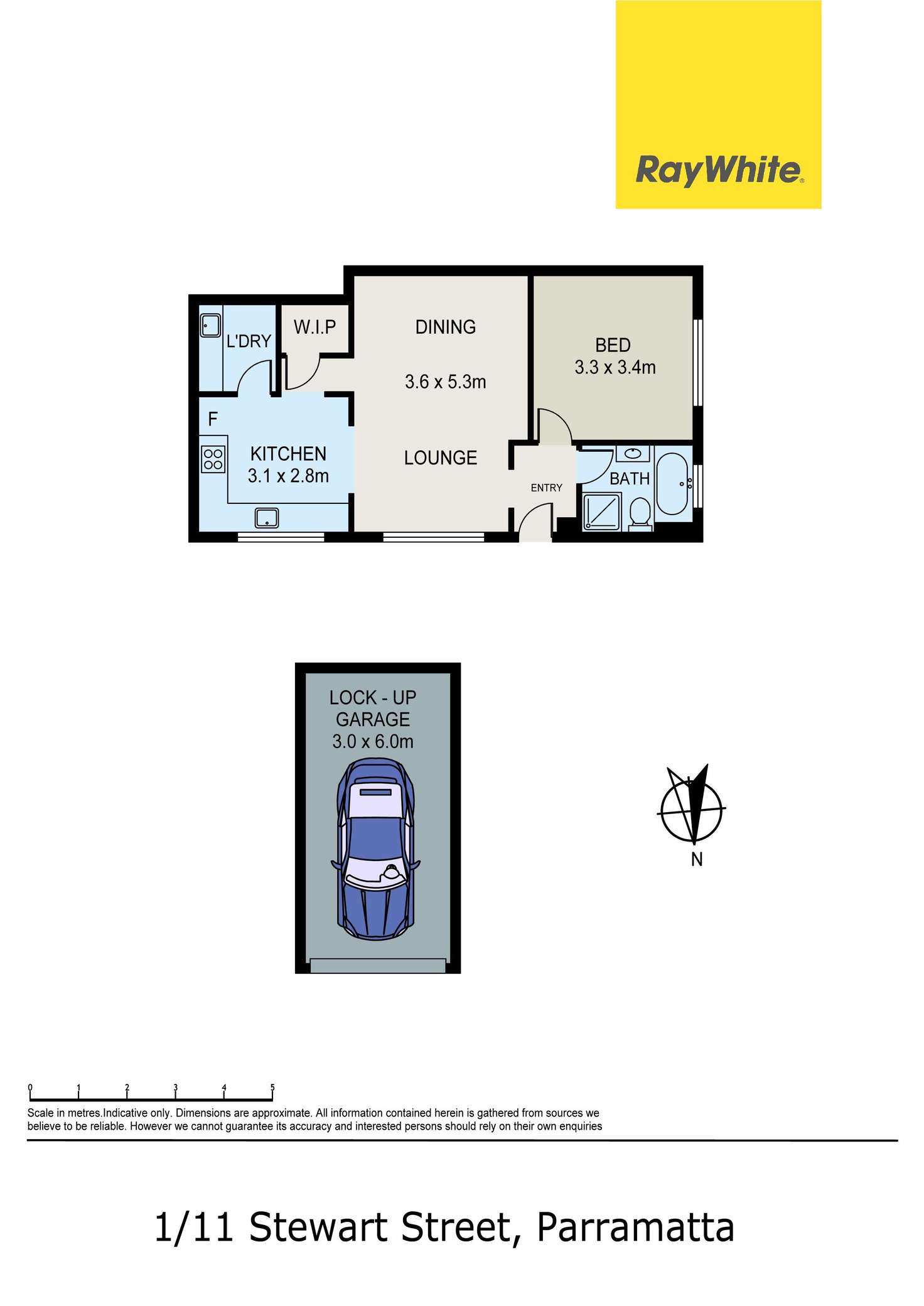 Floorplan of Homely unit listing, 1/11-13 Stewart Street, Parramatta NSW 2150