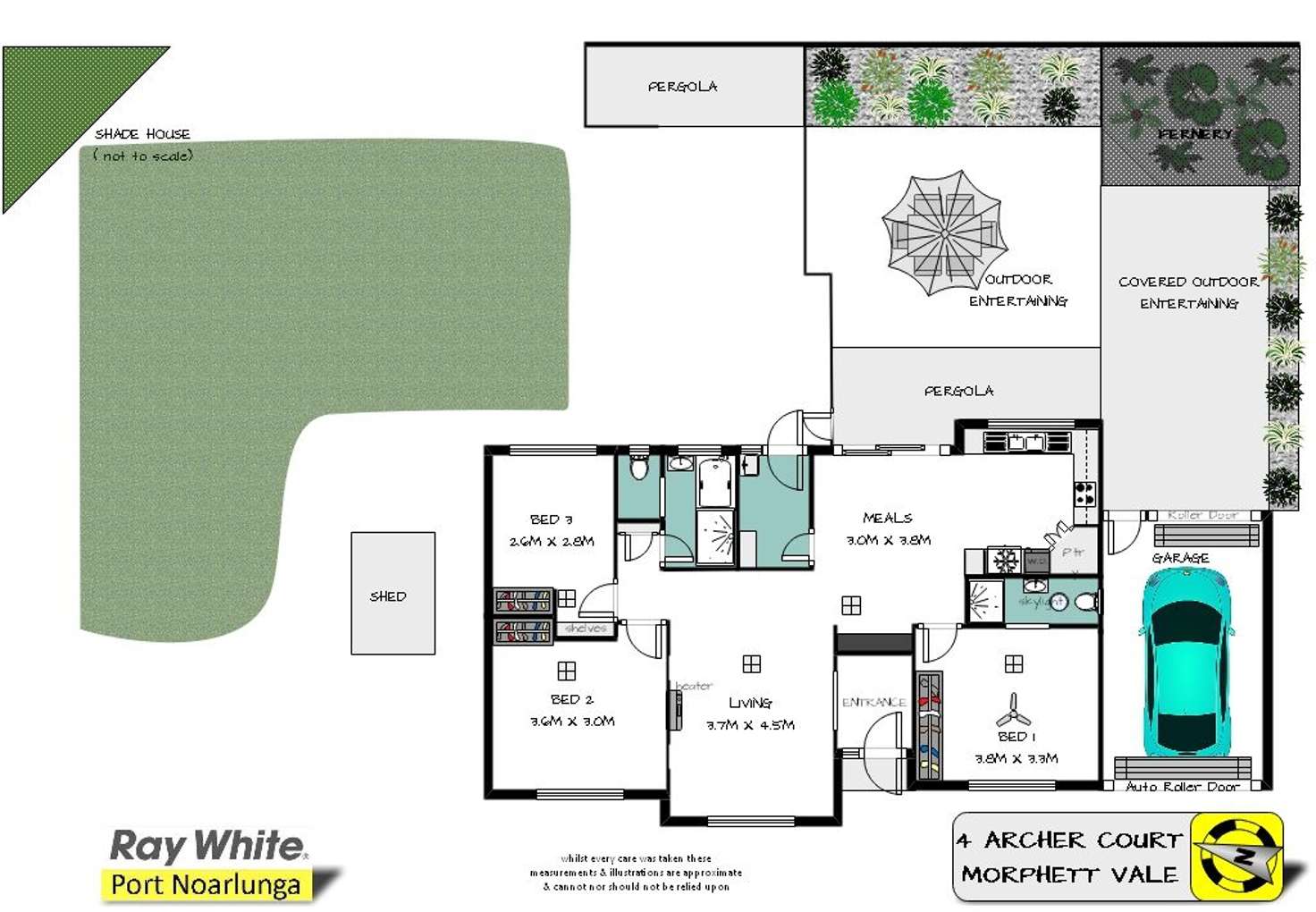 Floorplan of Homely house listing, 4 Archer Court, Morphett Vale SA 5162