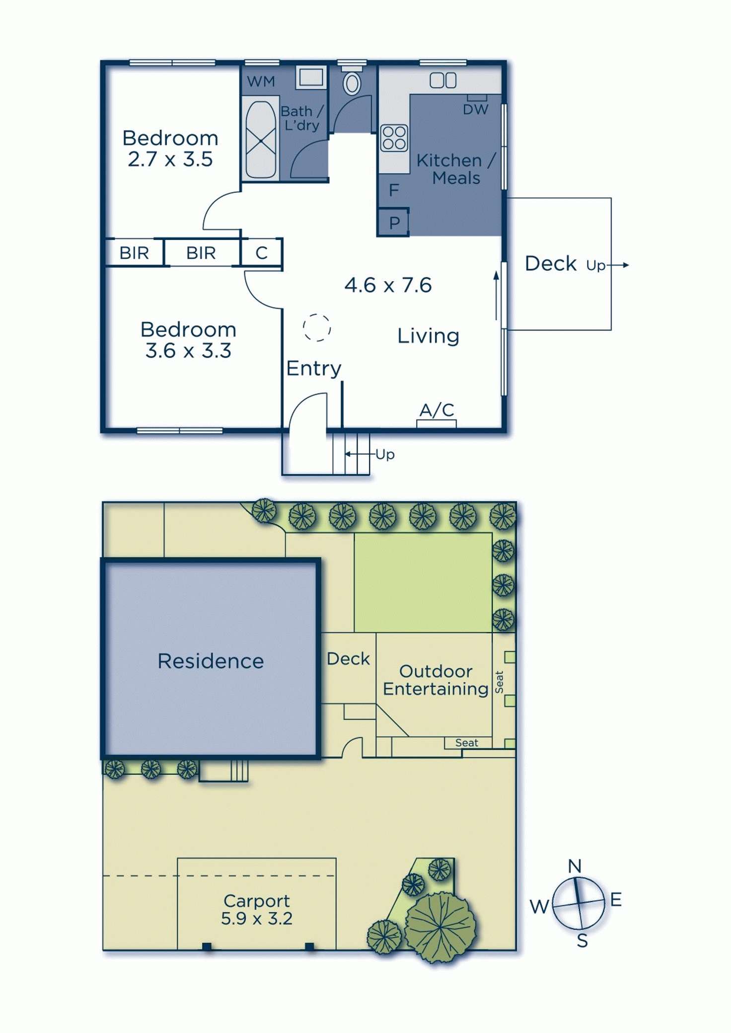 Floorplan of Homely unit listing, 1/480 Auburn Road, Hawthorn VIC 3122