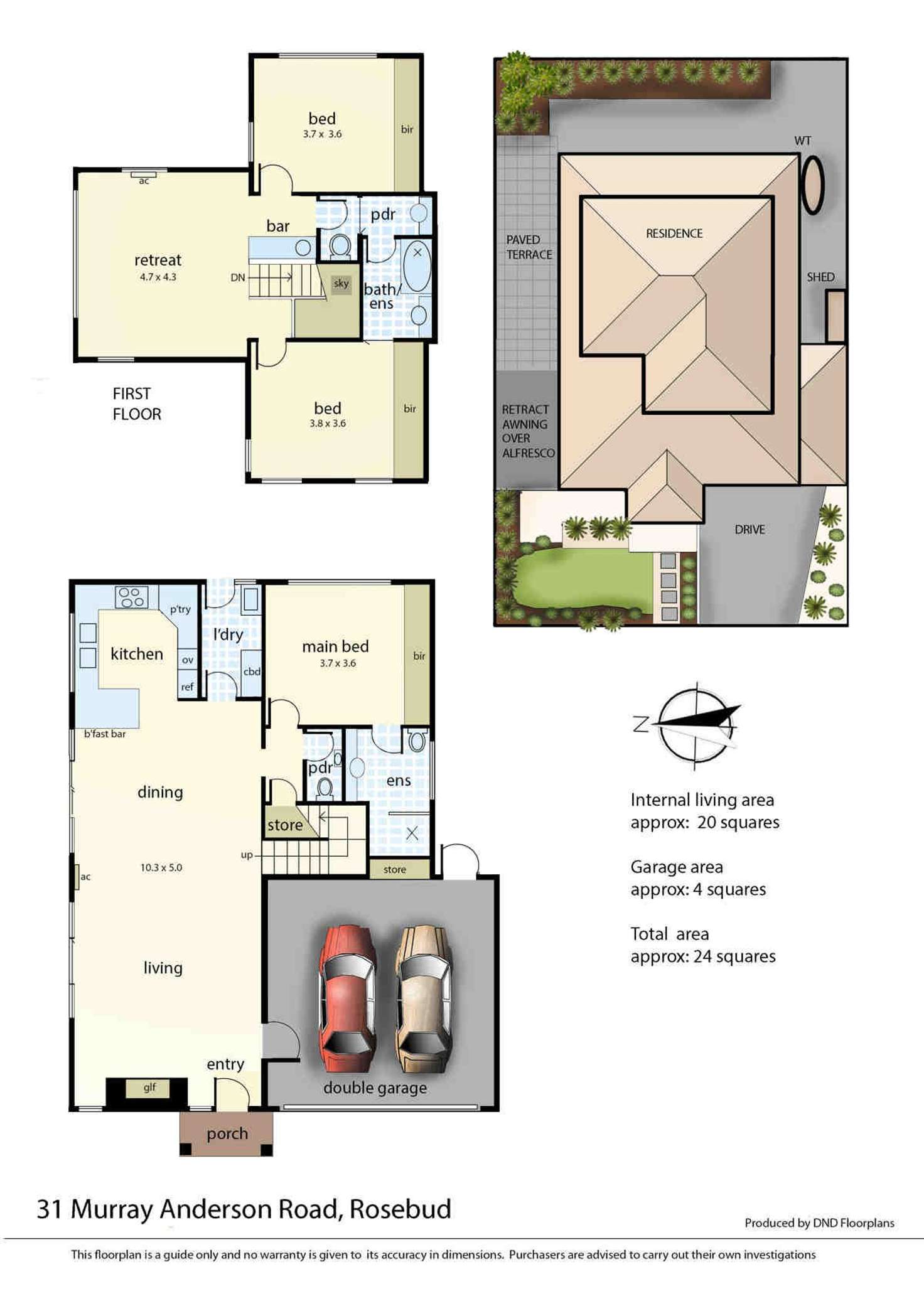 Floorplan of Homely house listing, 31 Murray Anderson Road, Rosebud VIC 3939