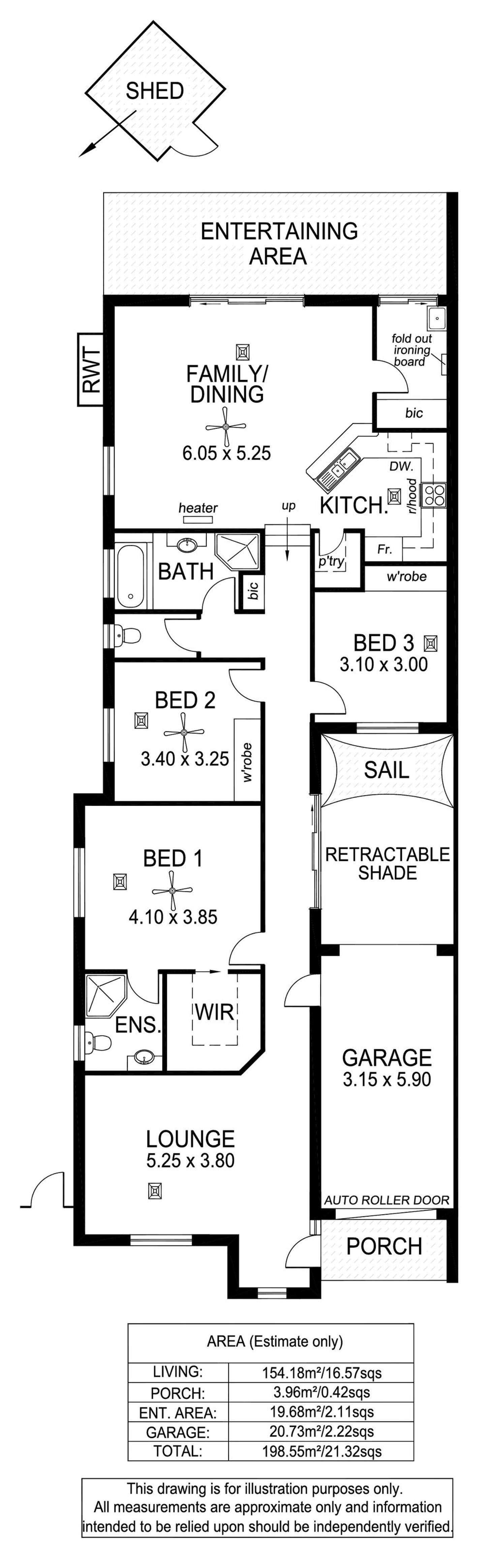 Floorplan of Homely house listing, 25A Sleeps Hill Drive, Panorama SA 5041