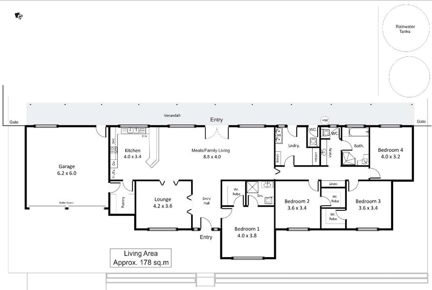 Floorplan of Homely house listing, 94 Mortimer Road, Berri SA 5343