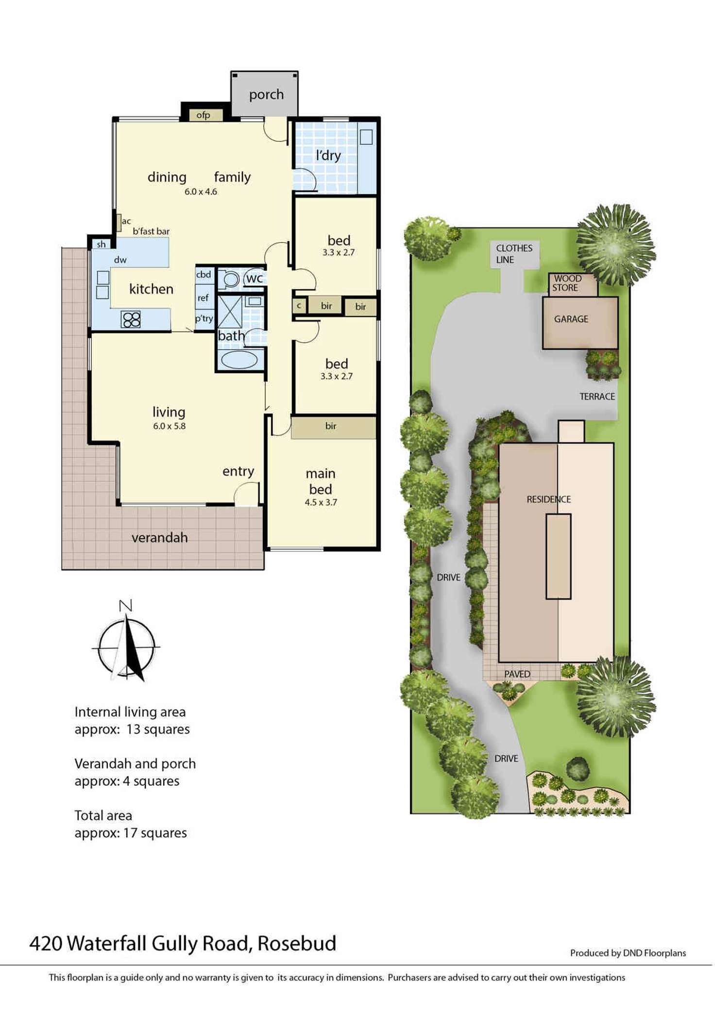 Floorplan of Homely house listing, 420 Waterfall Gully Road, Rosebud VIC 3939
