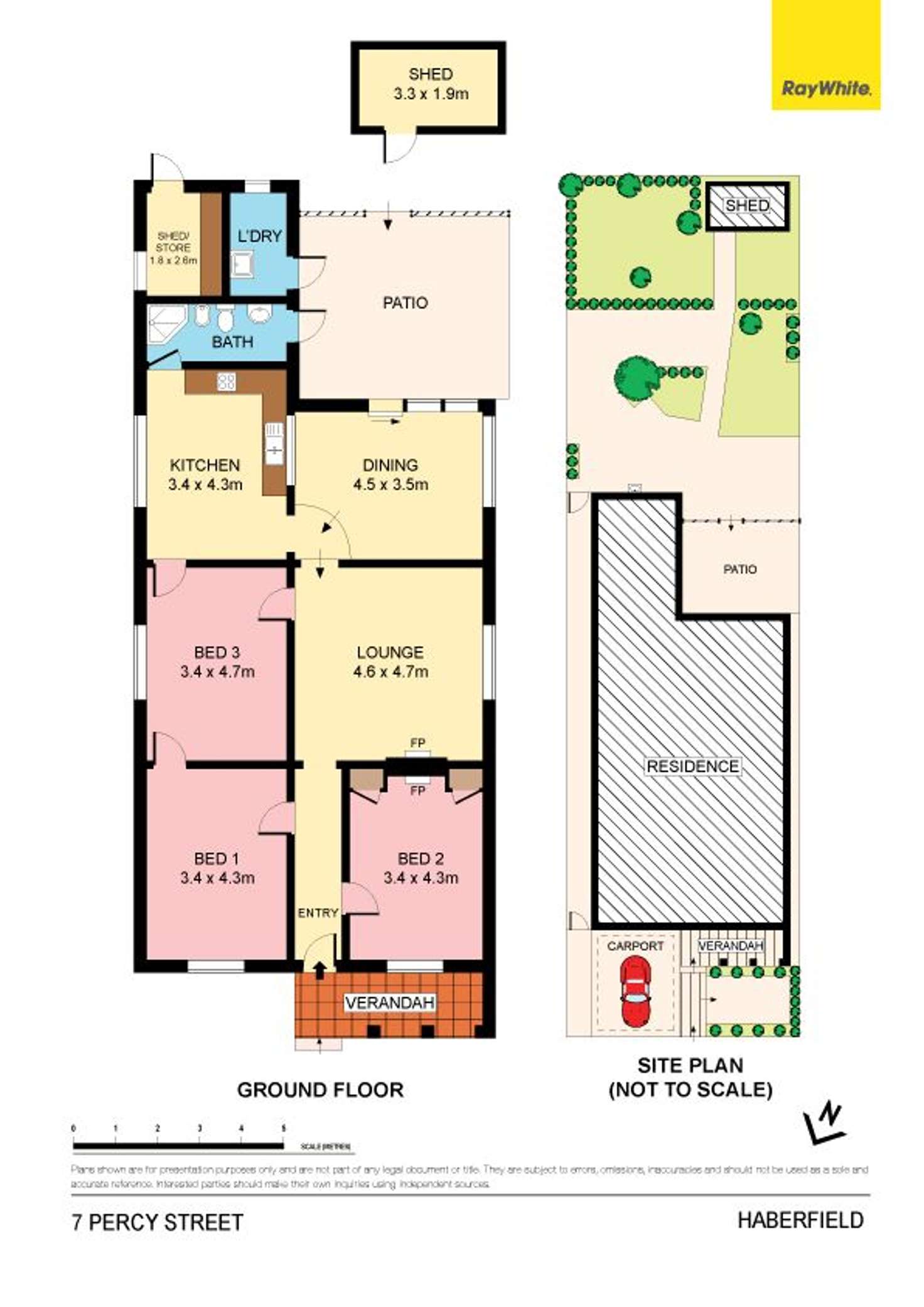 Floorplan of Homely house listing, 7 Percy Street, Haberfield NSW 2045