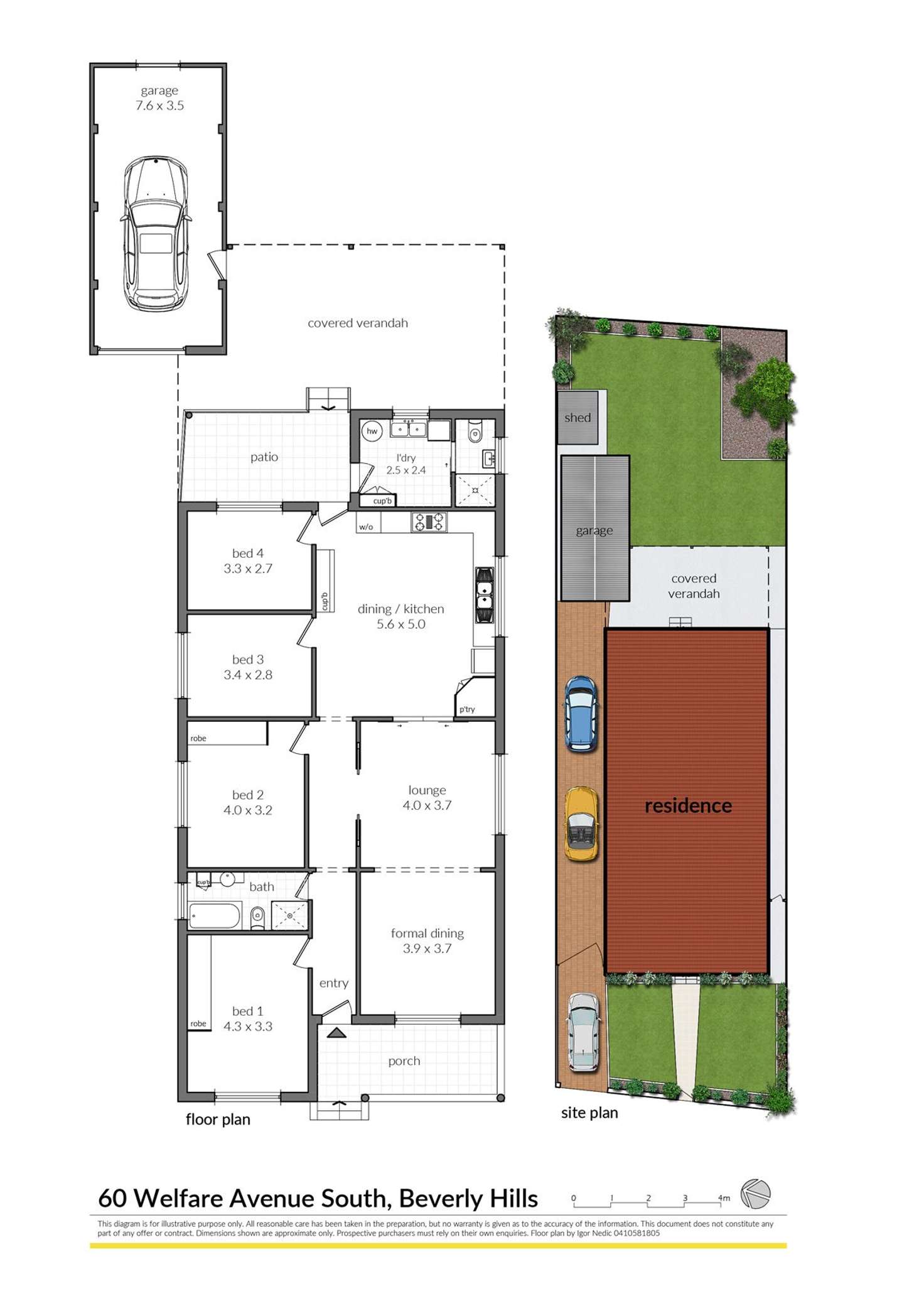 Floorplan of Homely house listing, 60 Welfare Avenue, Beverly Hills NSW 2209
