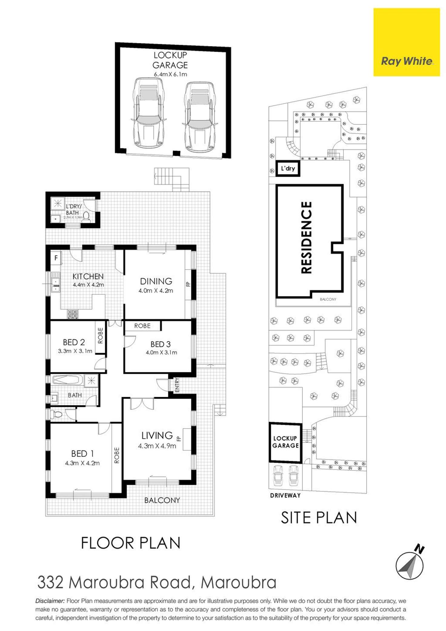 Floorplan of Homely house listing, 332 Maroubra Road, Maroubra NSW 2035