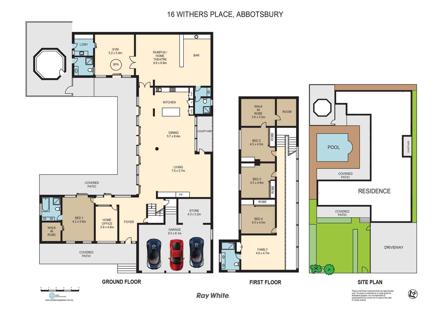 Floorplan of Homely house listing, 16 Withers Place, Abbotsbury NSW 2176