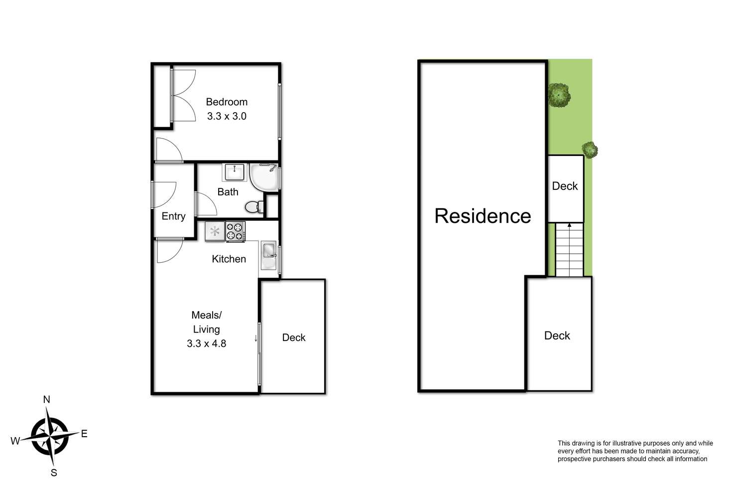 Floorplan of Homely apartment listing, 3/1430 Centre Road, Clayton South VIC 3169
