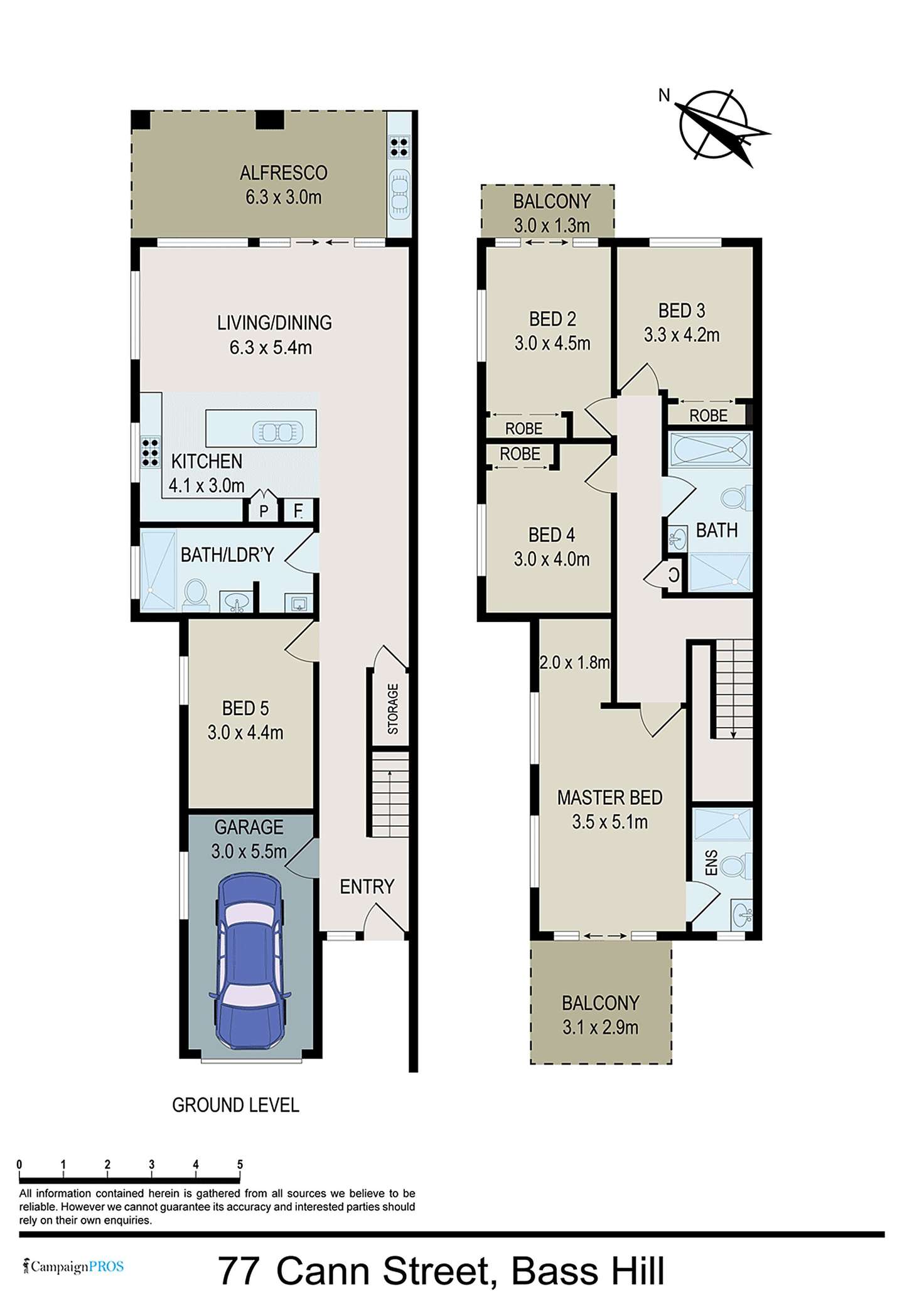 Floorplan of Homely other listing, 77 Cann Street, Bass Hill NSW 2197