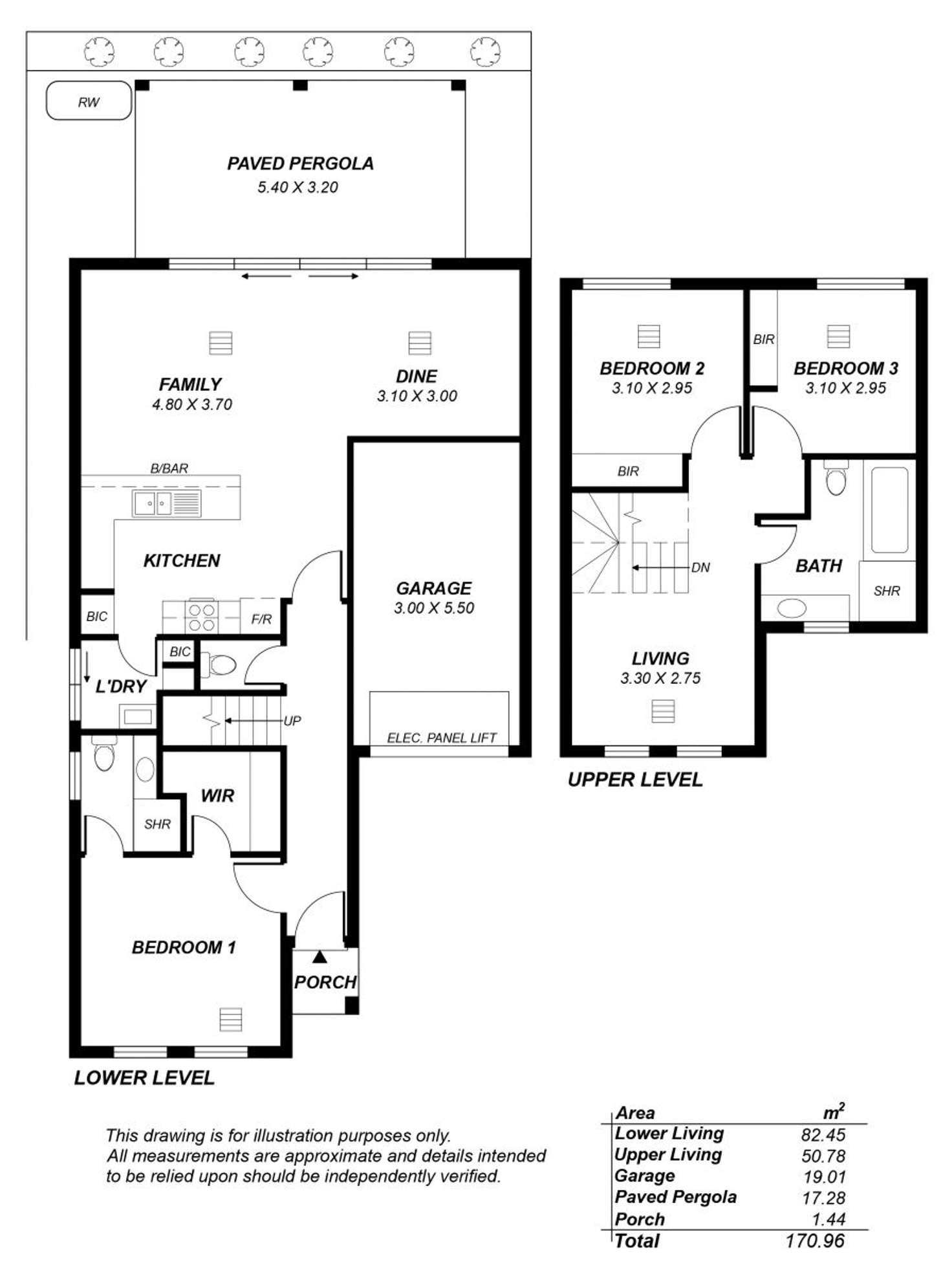 Floorplan of Homely townhouse listing, 2A Railway Terrace, Hove SA 5048