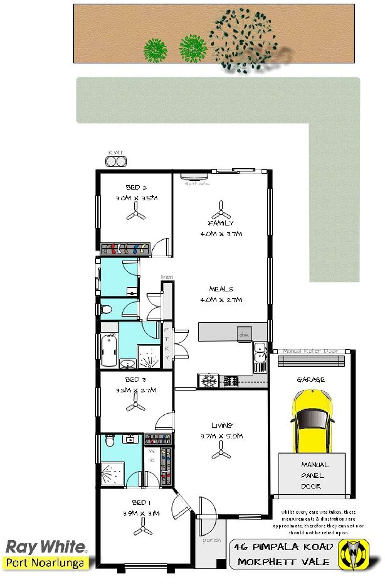 Floorplan of Homely house listing, 46 Pimpala Road, Morphett Vale SA 5162