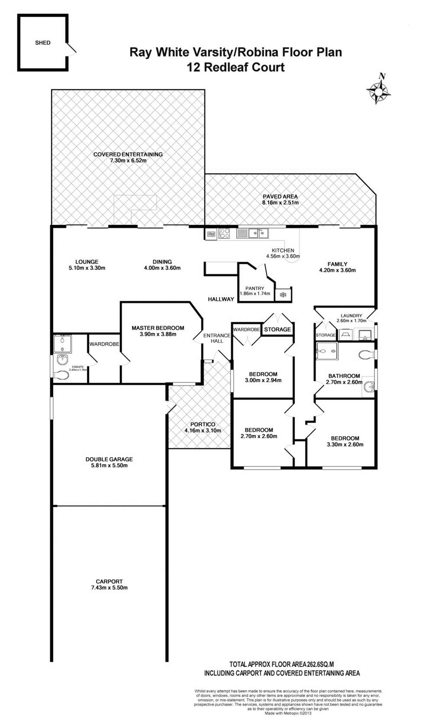 Floorplan of Homely house listing, 12 Redleaf Court, Burleigh Waters QLD 4220