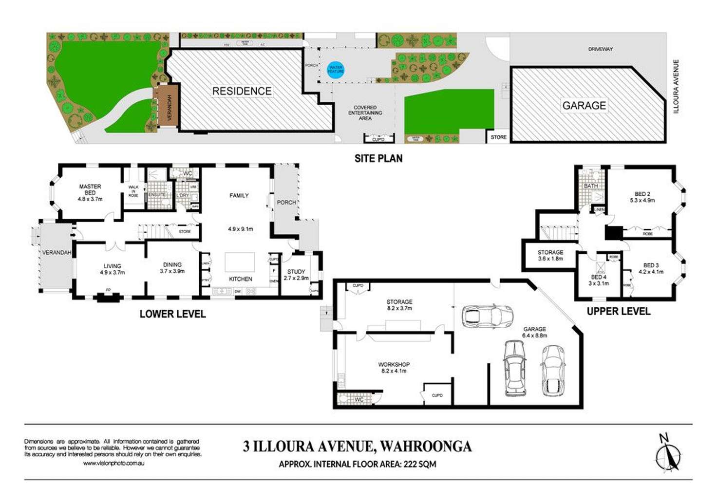 Floorplan of Homely house listing, 3 Illoura Avenue, Wahroonga NSW 2076