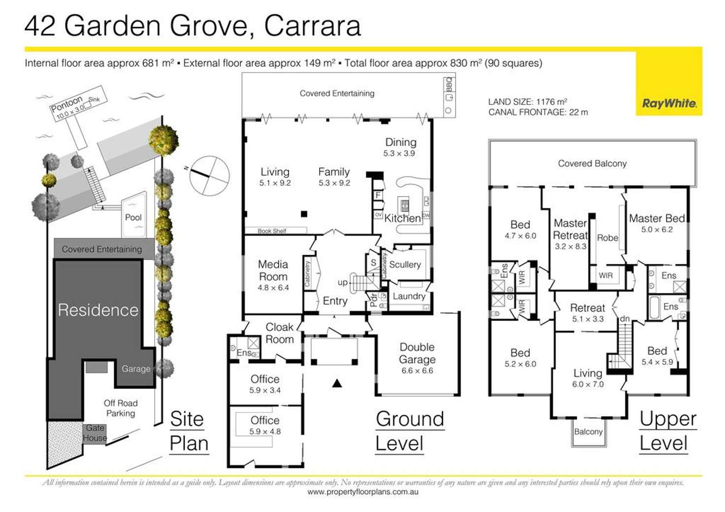 Floorplan of Homely house listing, 42 Garden Grove, Carrara QLD 4211