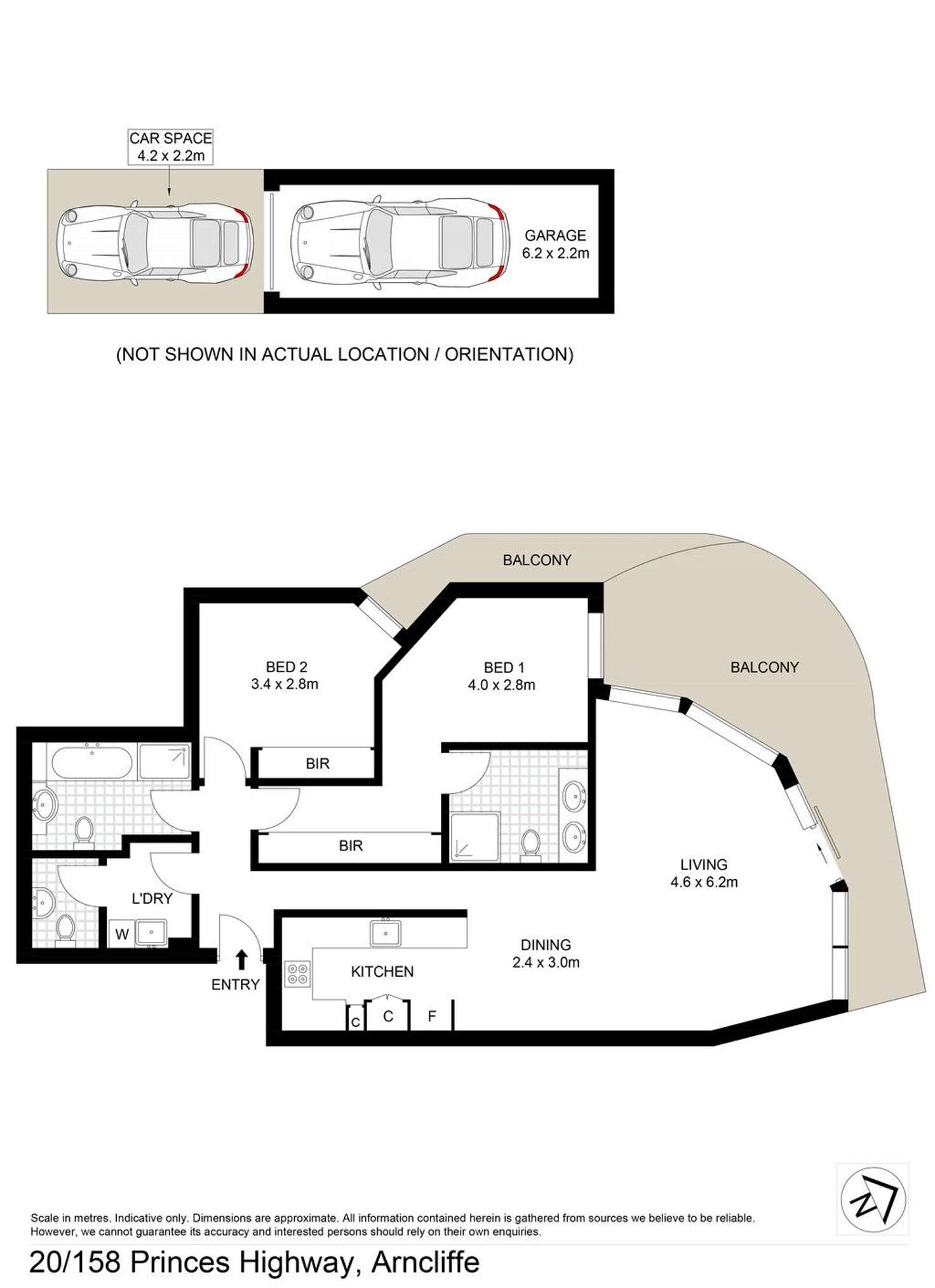 Floorplan of Homely apartment listing, 20/158 Princes Highway, Arncliffe NSW 2205