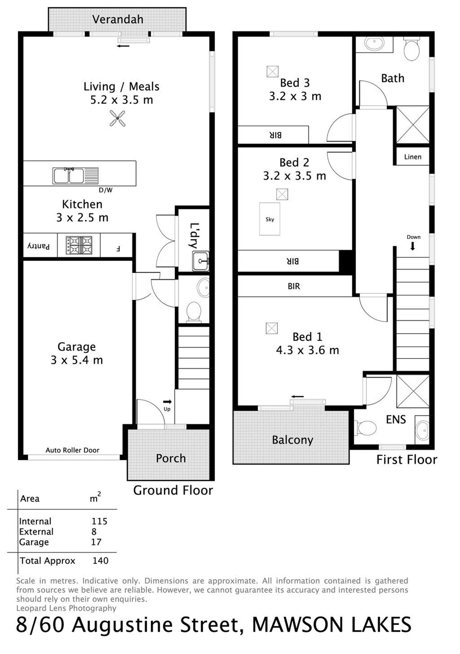 Floorplan of Homely house listing, 8, 60 Augustine Street, Mawson Lakes SA 5095