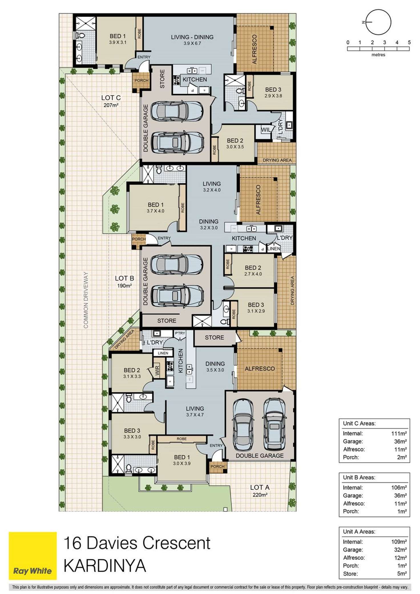 Floorplan of Homely house listing, 16B Davies Crescent, Kardinya WA 6163