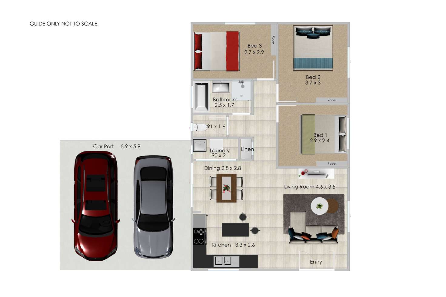 Floorplan of Homely house listing, 21 Lowana Street, Camira QLD 4300