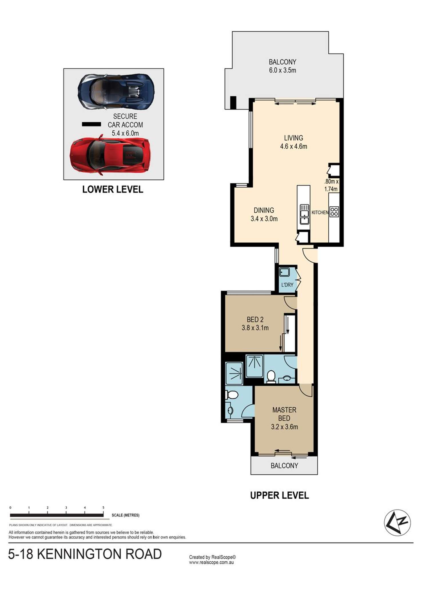 Floorplan of Homely unit listing, 5/18 Kennington Road, Camp Hill QLD 4152