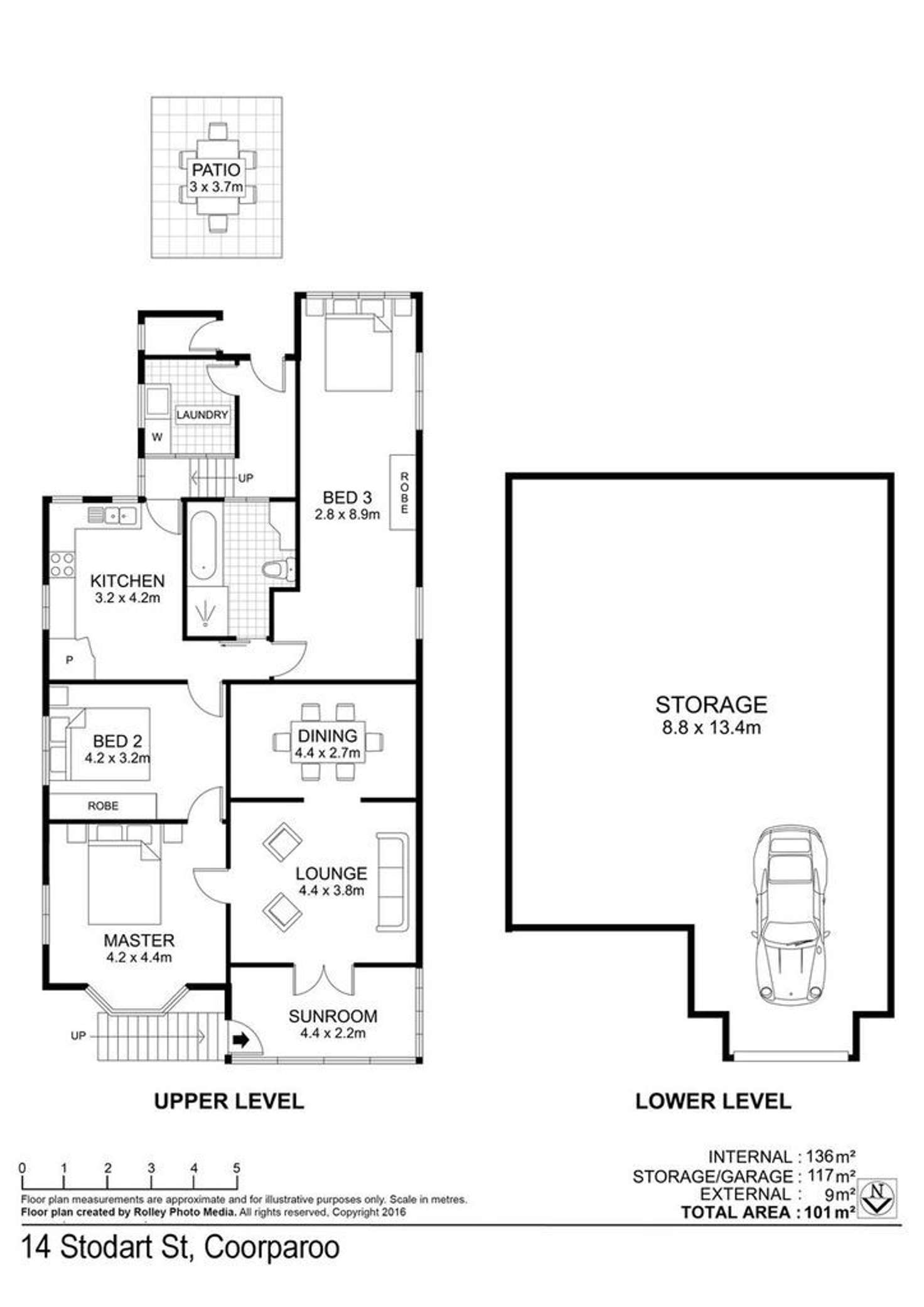 Floorplan of Homely house listing, 14 Stodart Street, Coorparoo QLD 4151