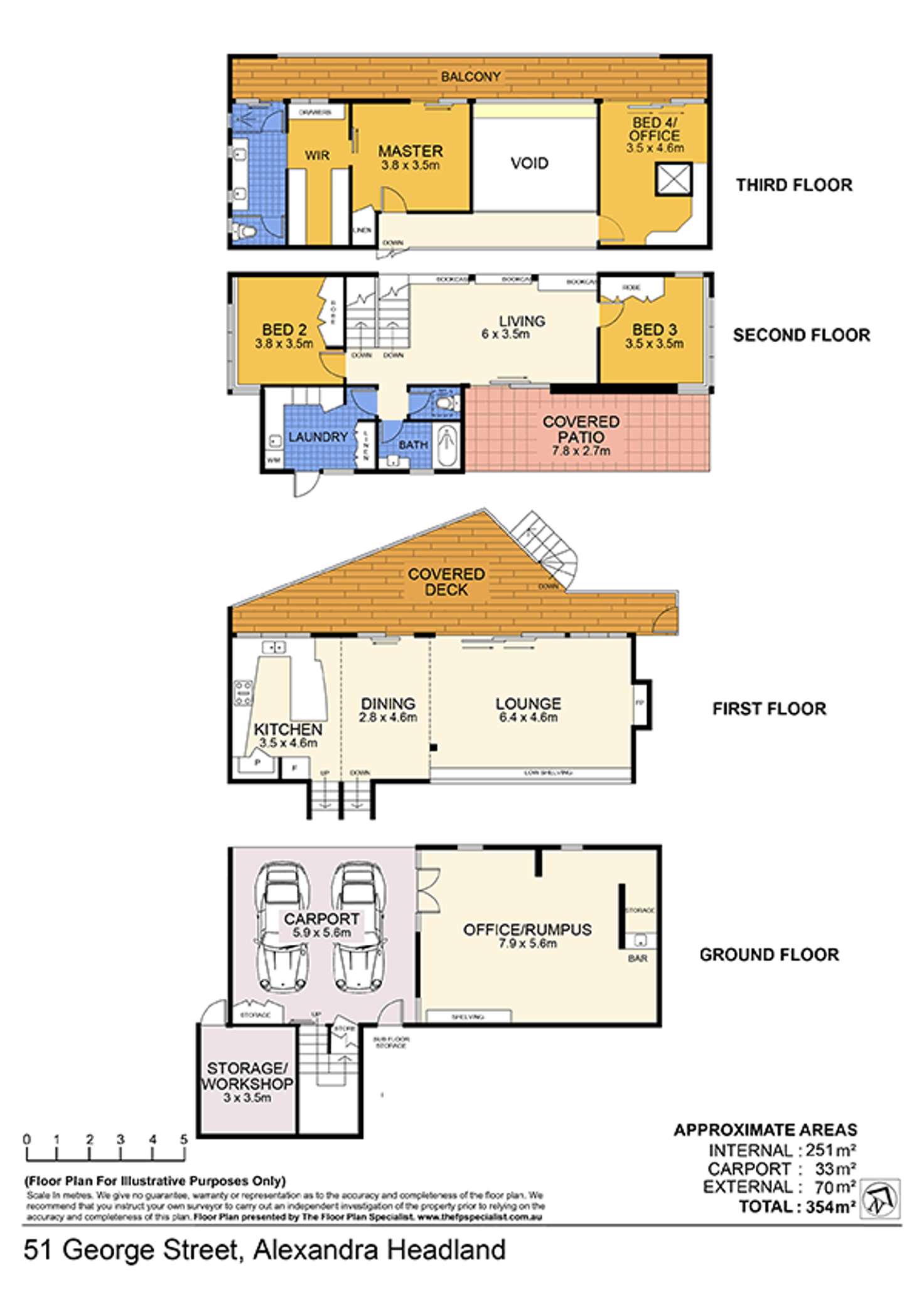 Floorplan of Homely house listing, 51 George Street, Alexandra Headland QLD 4572