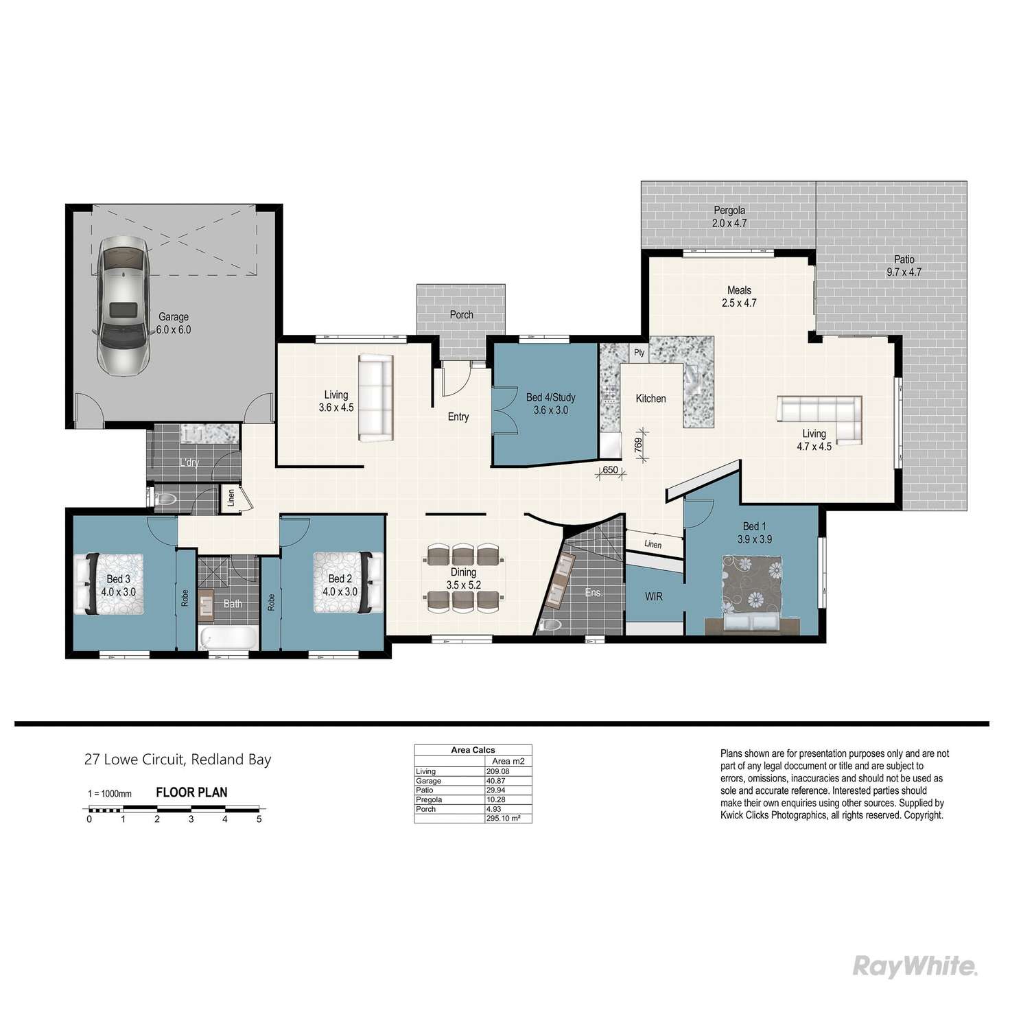 Floorplan of Homely house listing, 27 Lowe Circuit, Redland Bay QLD 4165