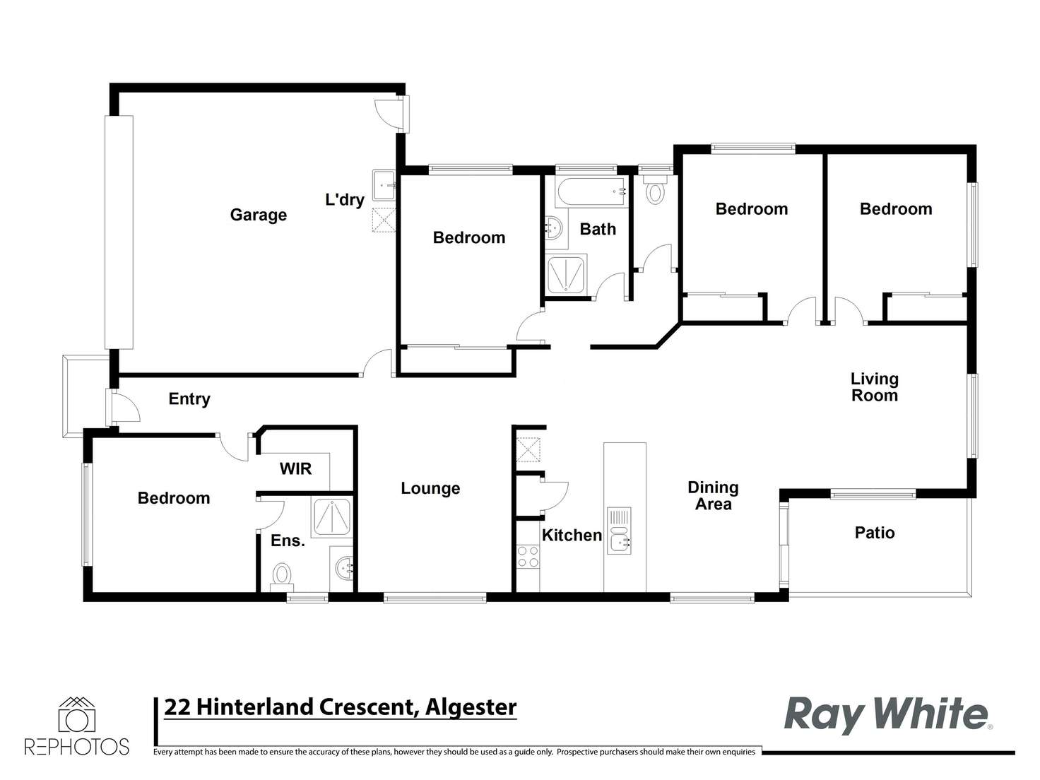 Floorplan of Homely house listing, 22 Hinterland Crescent, Algester QLD 4115