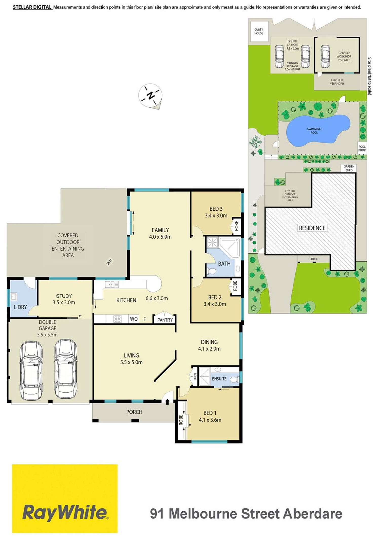 Floorplan of Homely house listing, 91 Melbourne Street, Aberdare NSW 2325