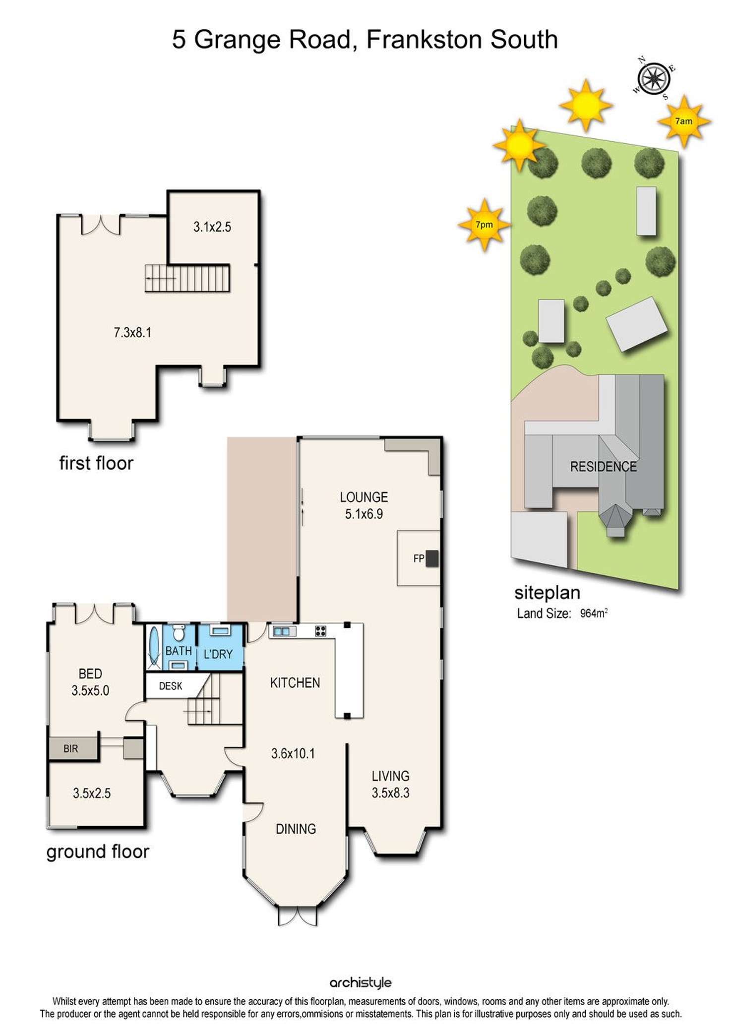 Floorplan of Homely house listing, 5 Grange Road, Frankston South VIC 3199