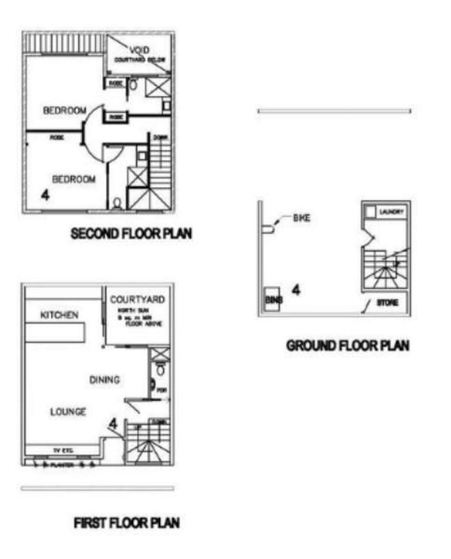 Floorplan of Homely townhouse listing, 3/506 Neerim Road, Murrumbeena VIC 3163