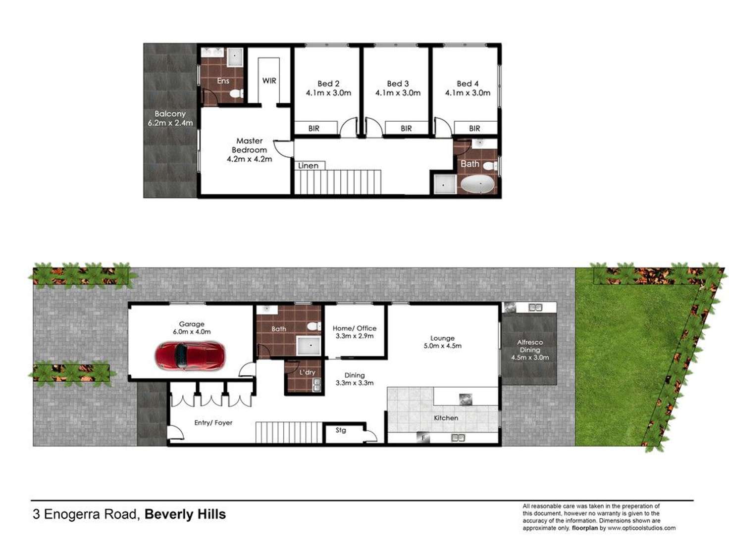 Floorplan of Homely other listing, 3 ENOGGERA Road, Beverly Hills NSW 2209