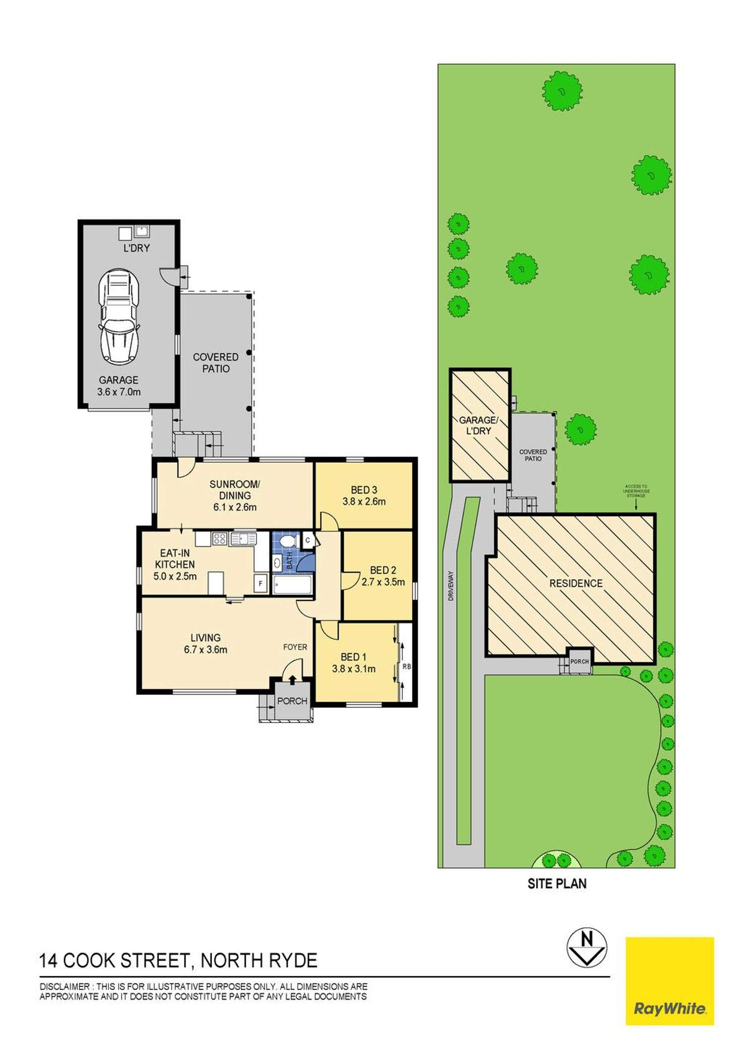 Floorplan of Homely house listing, 14 Cook Street, North Ryde NSW 2113