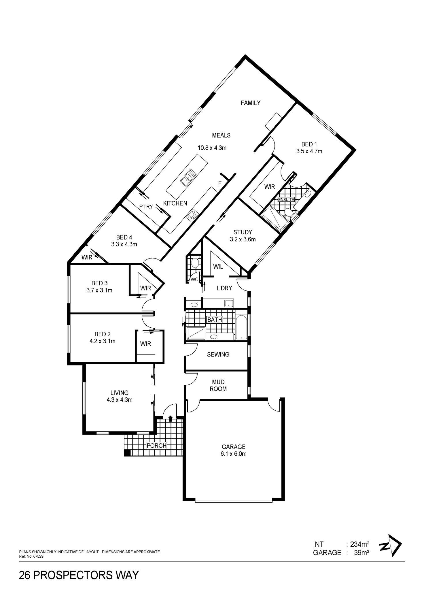 Floorplan of Homely house listing, 26 Prospectors Way, Big Hill VIC 3555