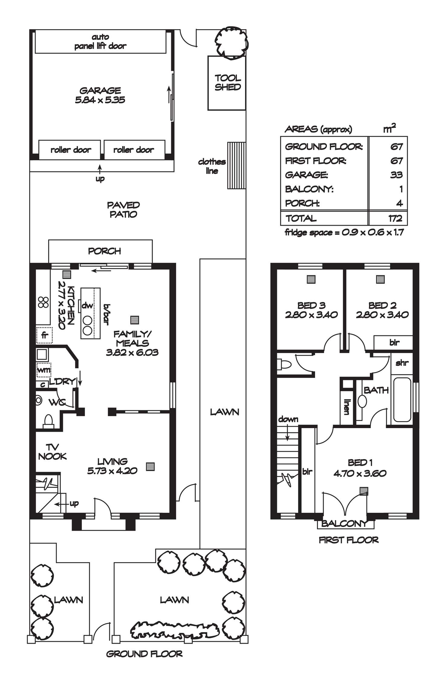 Floorplan of Homely townhouse listing, 10 The Provence, Northgate SA 5085