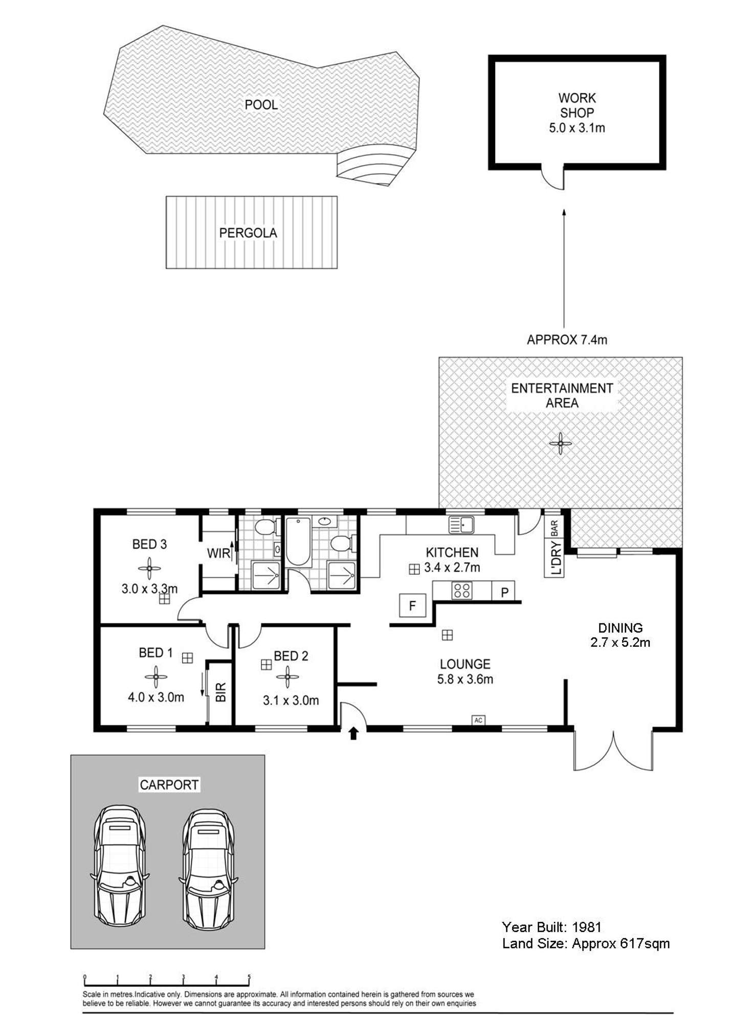 Floorplan of Homely house listing, 10 Emerald Street, Flagstaff Hill SA 5159