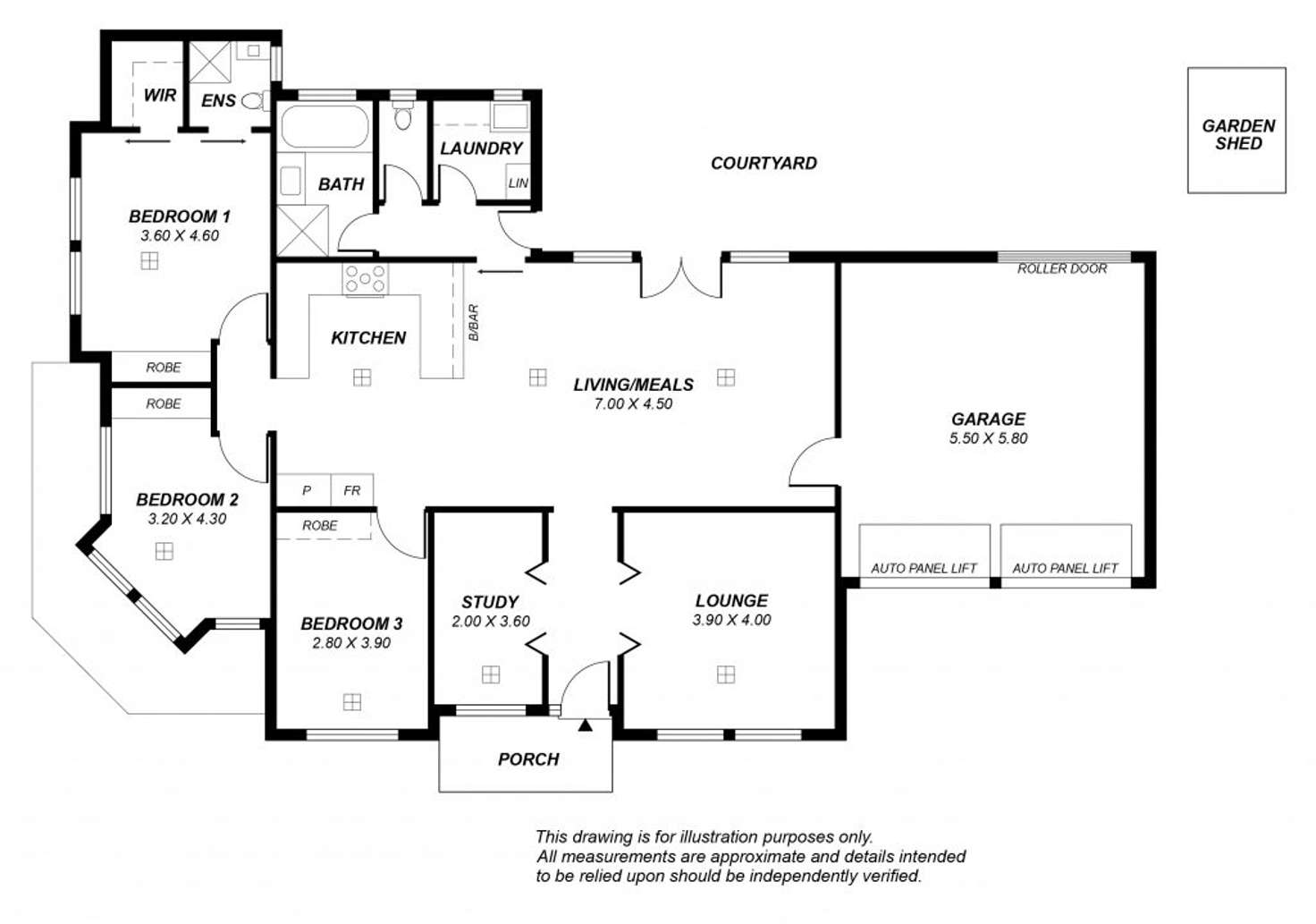 Floorplan of Homely house listing, 9 Davenport Place, Northgate SA 5085