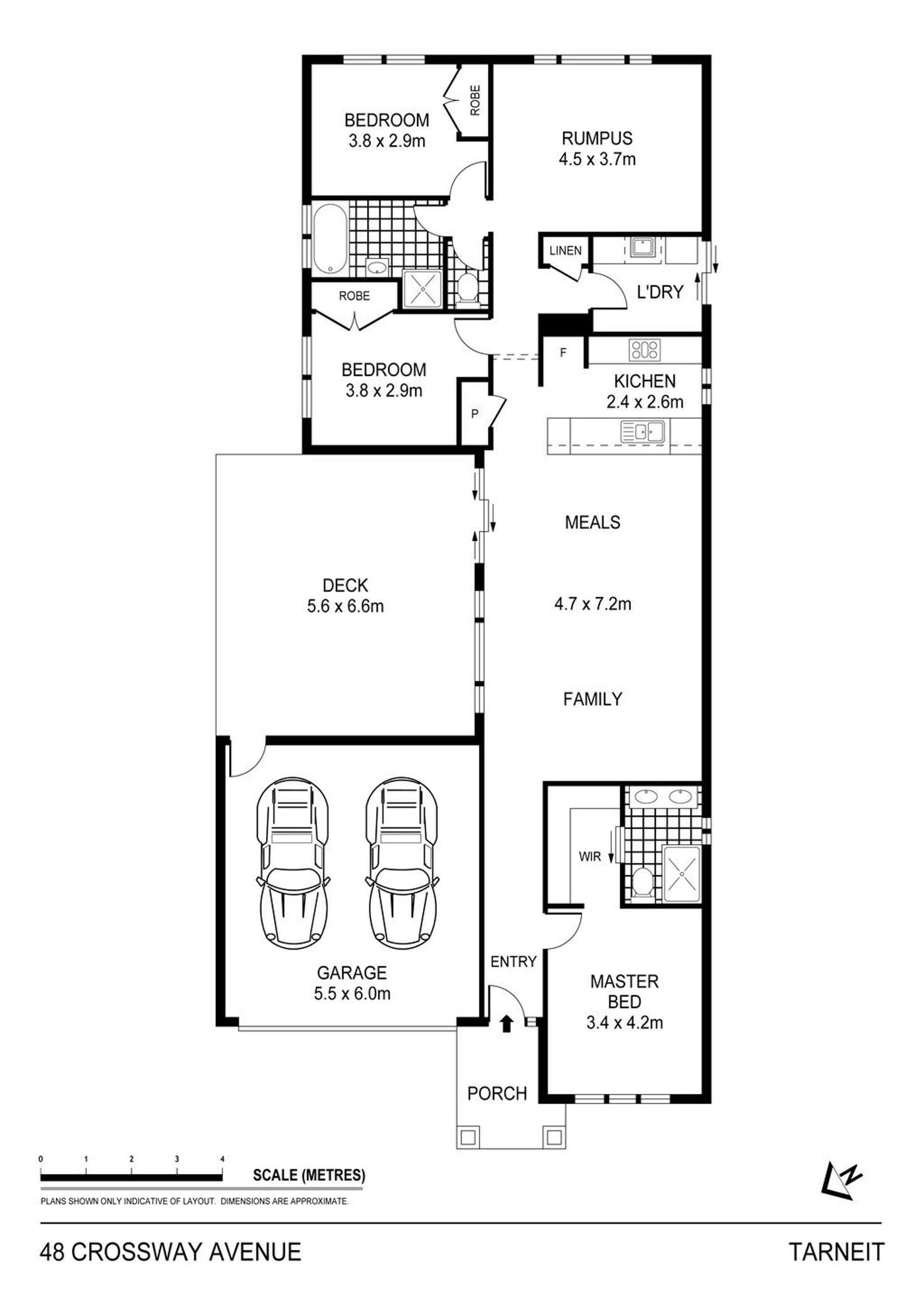 Floorplan of Homely house listing, 48 Crossway Avenue, Tarneit VIC 3029